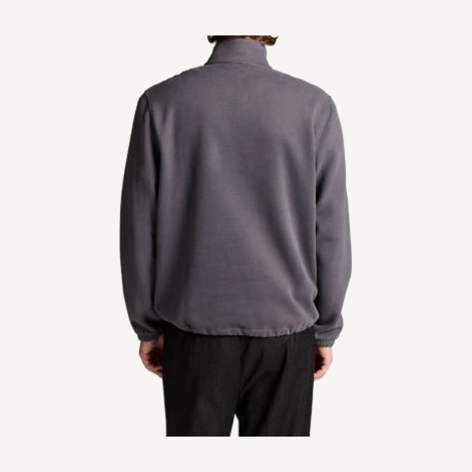 Vince Cotton Blend Half Zip Pullover