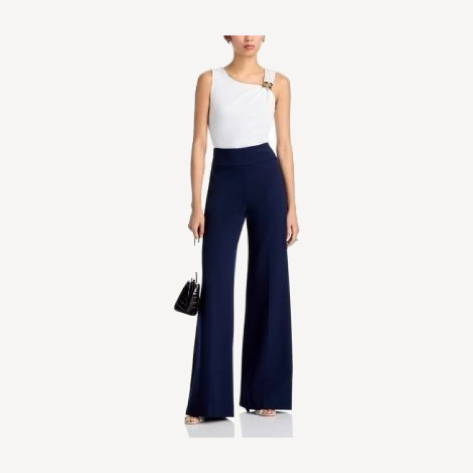 Veronica Beard Kalinda High Waist Wide Leg Pants