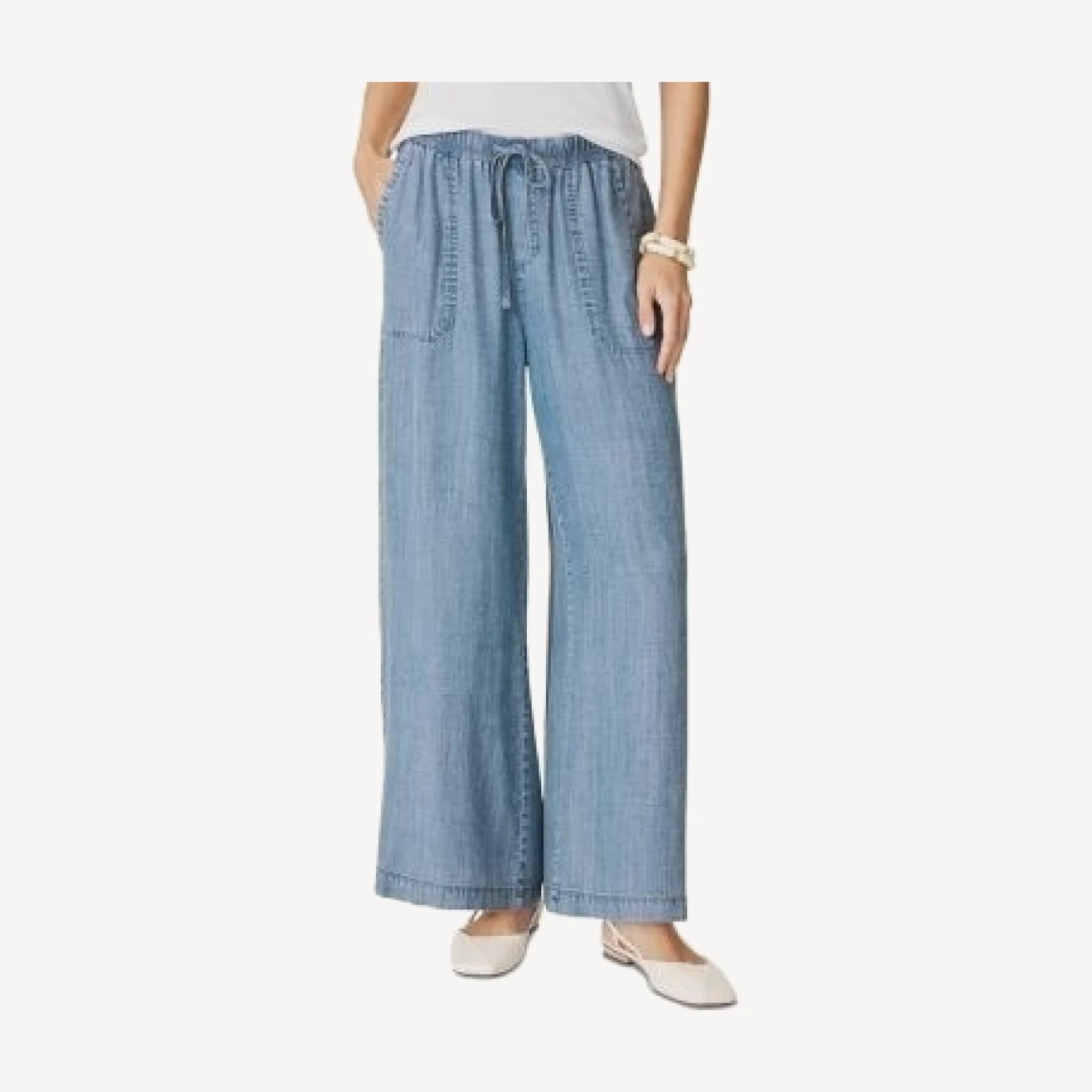 Splendid Angie Drawstring Palazzo Pants