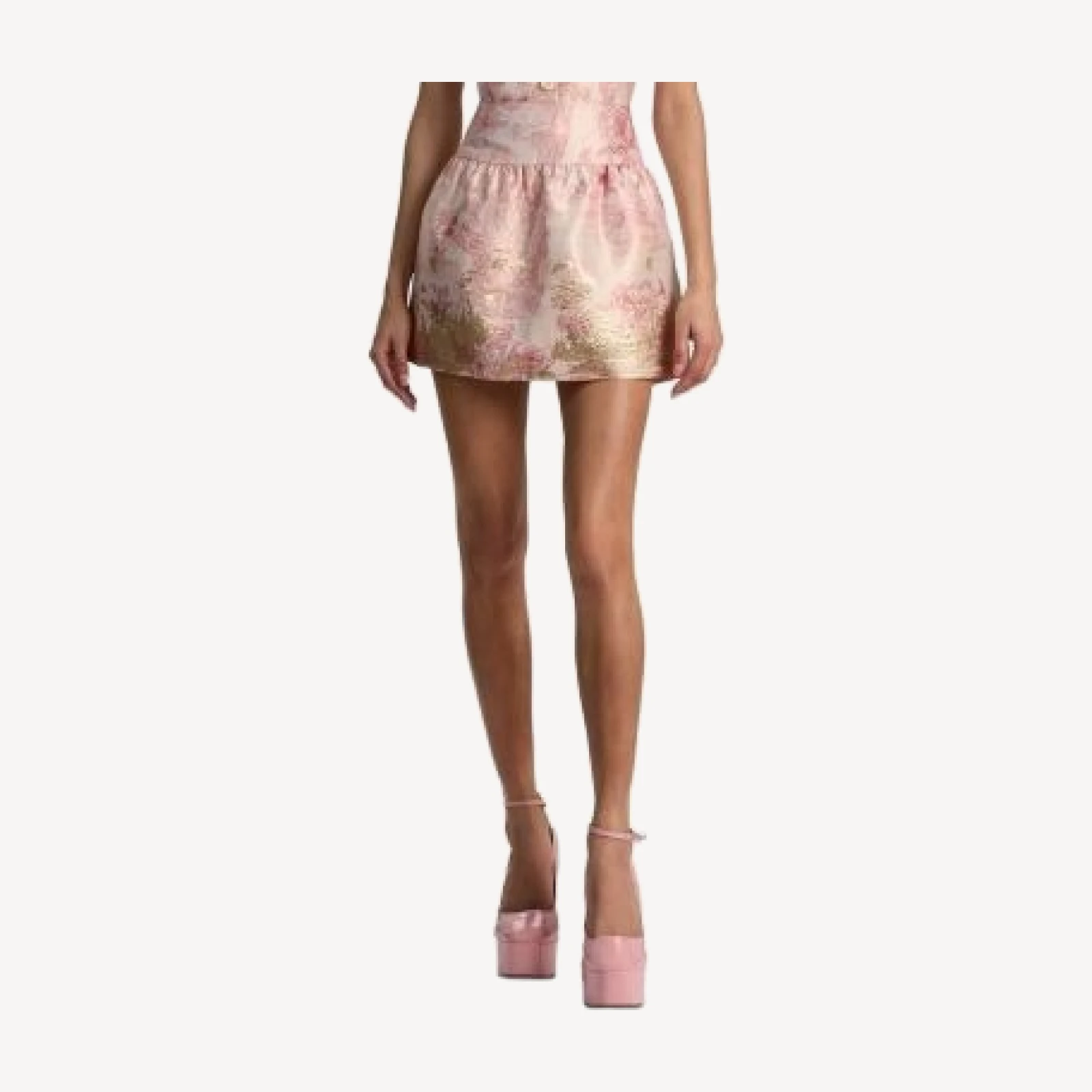 Alice and Olivia Ella Drop Waist Mini Skirt