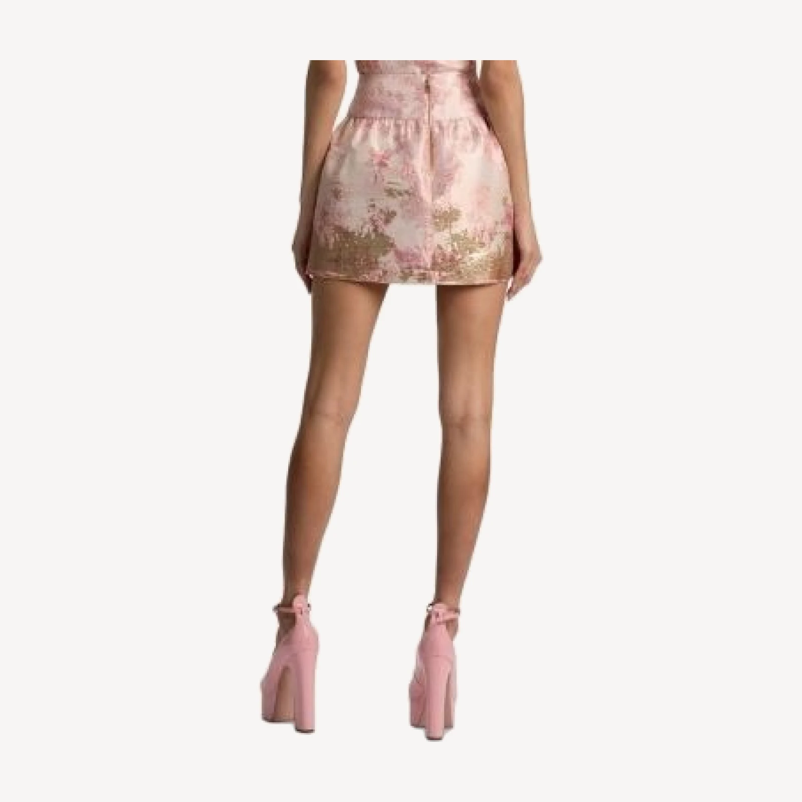 Alice and Olivia Ella Drop Waist Mini Skirt