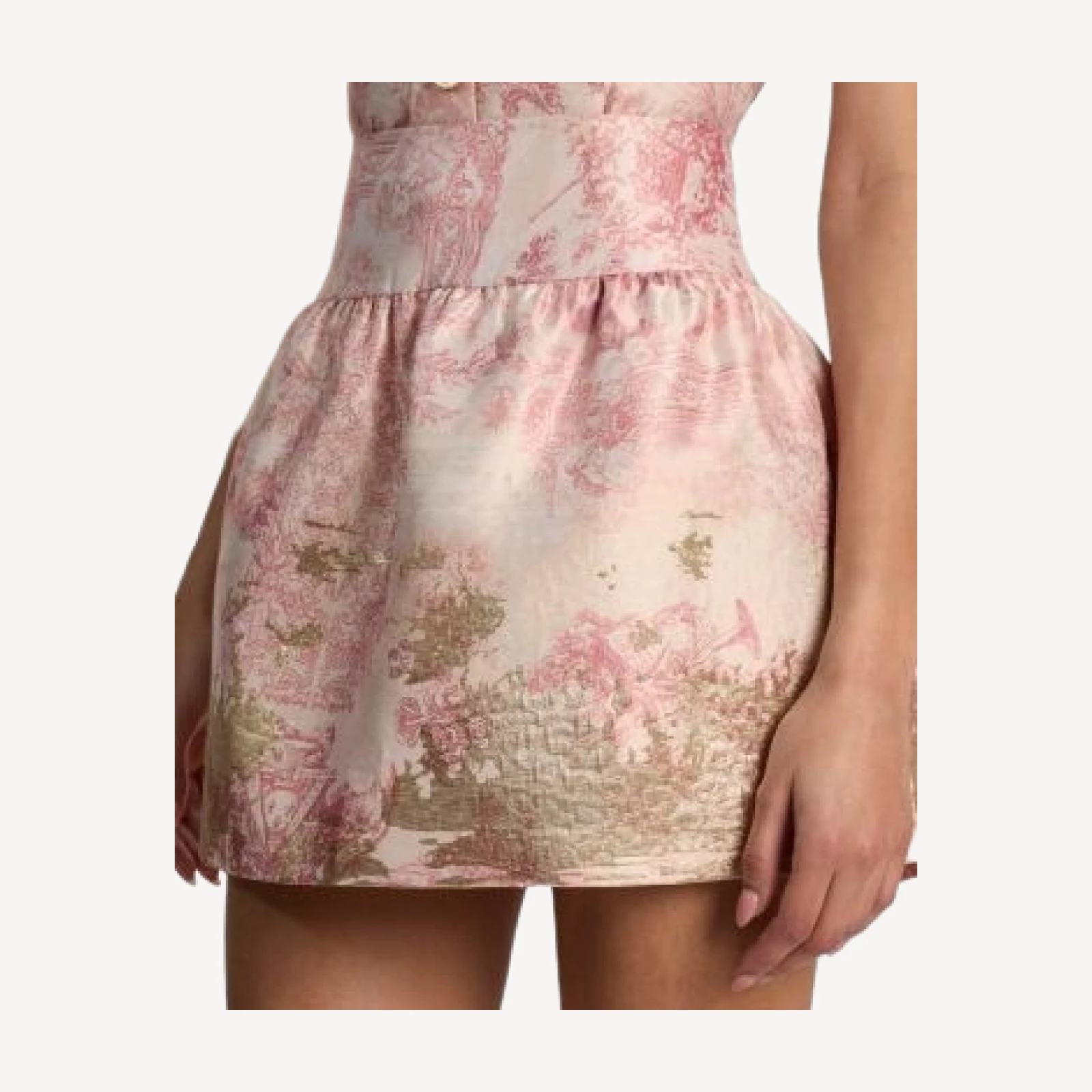 Alice and Olivia Ella Drop Waist Mini Skirt