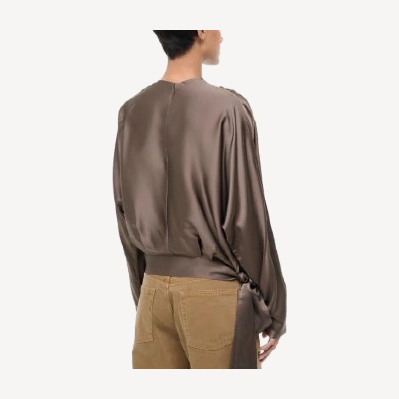 Staud Phoebe Silk Stretch Top