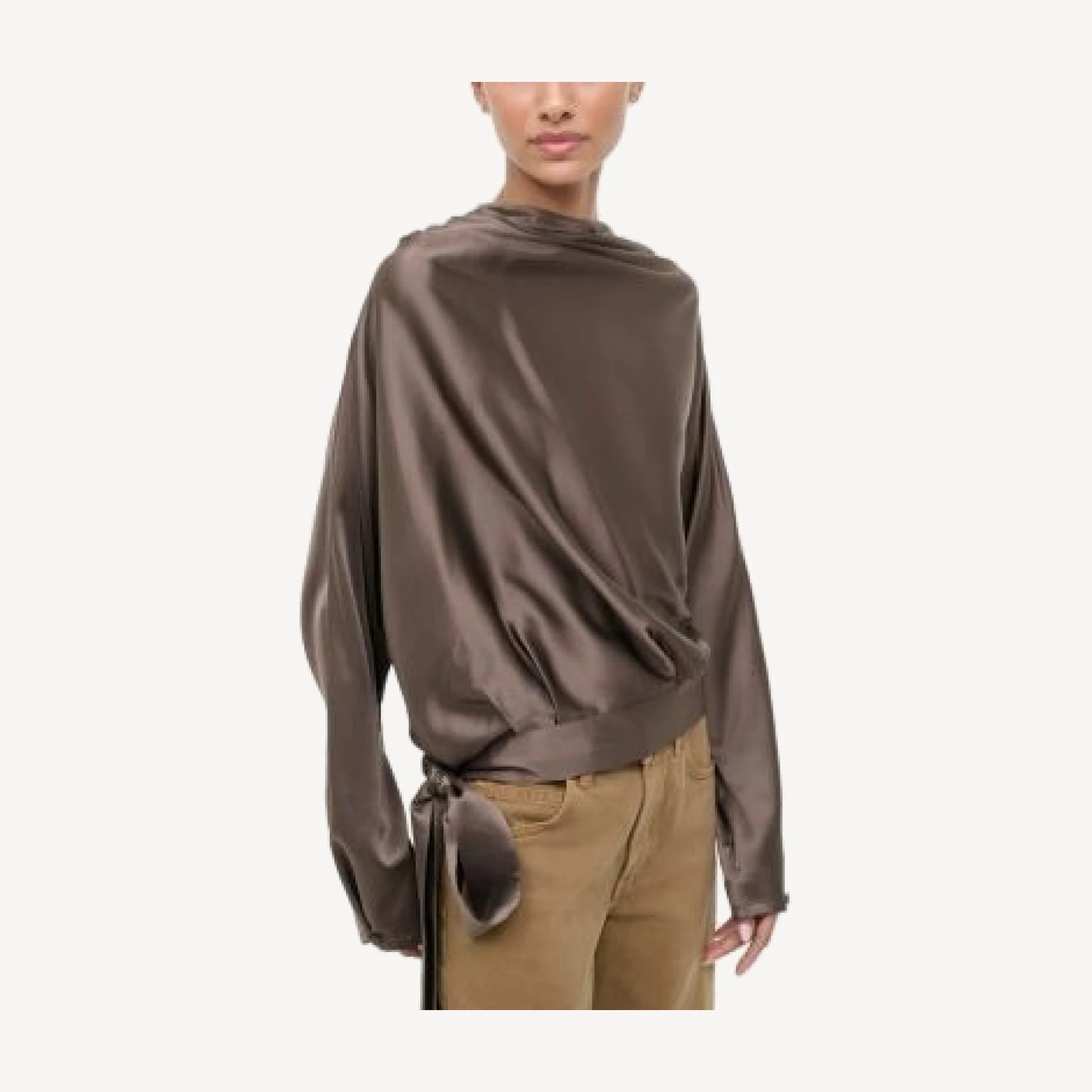 Staud Phoebe Silk Stretch Top