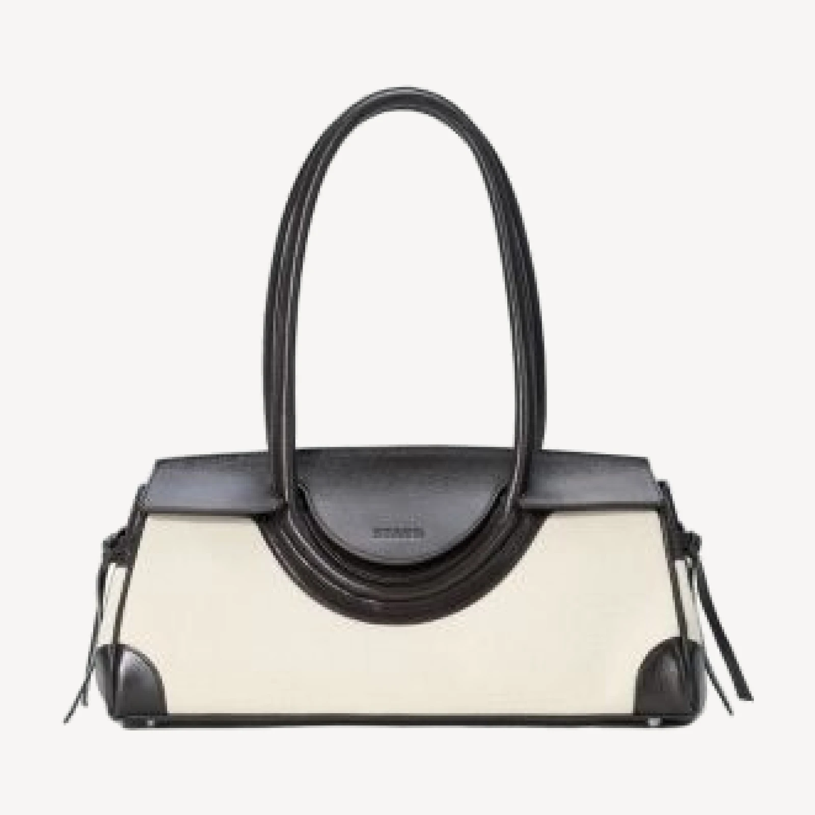 Staud Maude Canvas & Leather Shoulder Bag