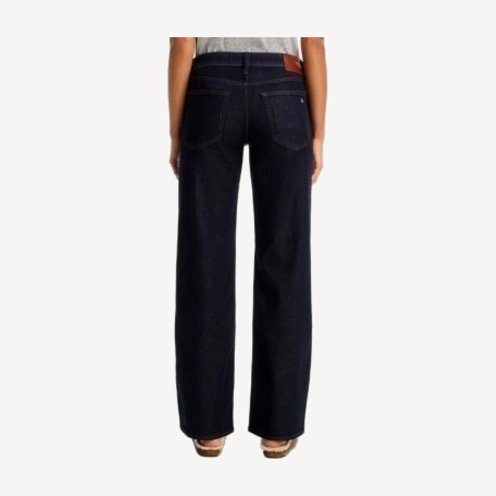 rag & bone Stftwt Cam Low Rise Straight Leg Jeans in Darkrinse
