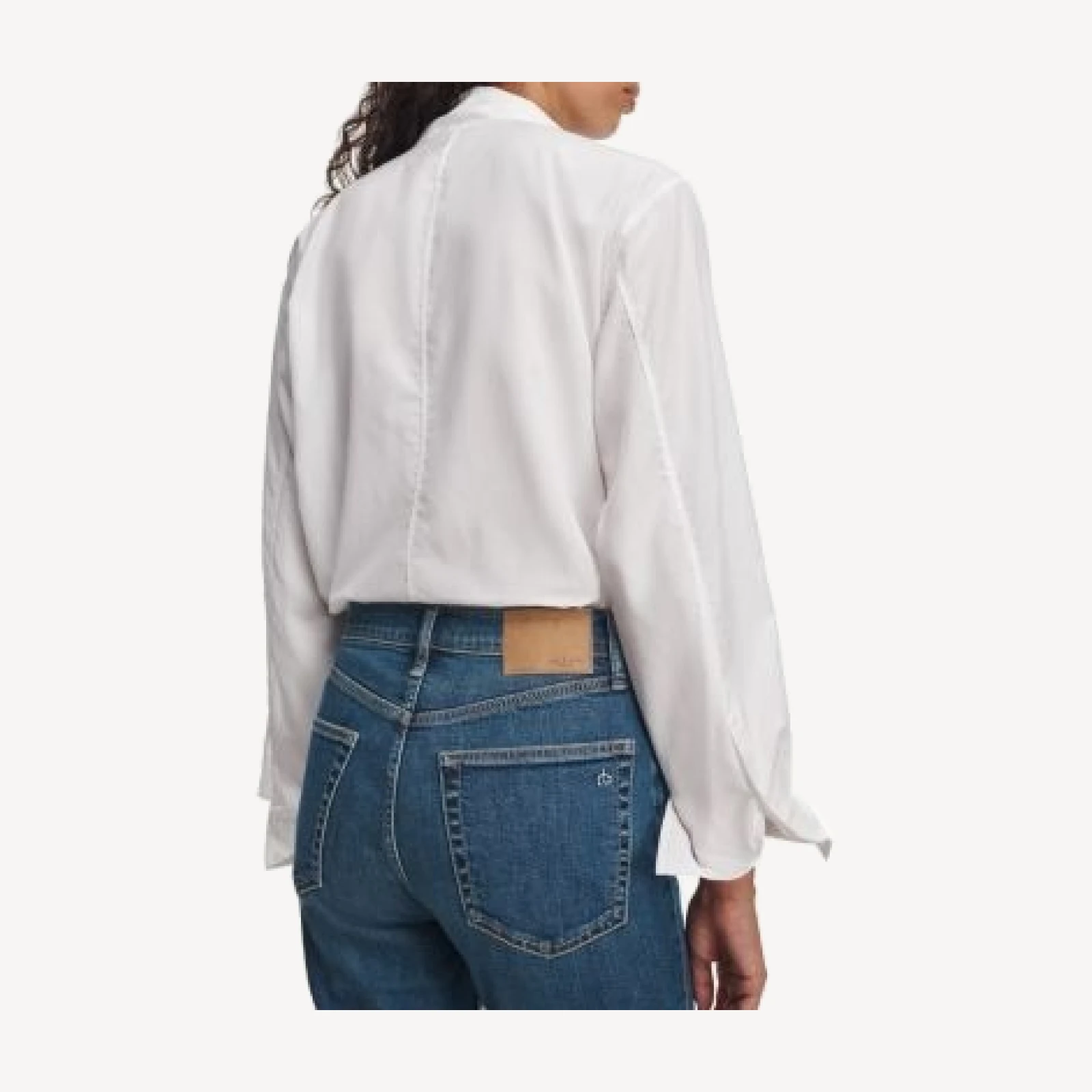 rag & bone Sutton Mid Rise Straight Cotton Stretch Jeans