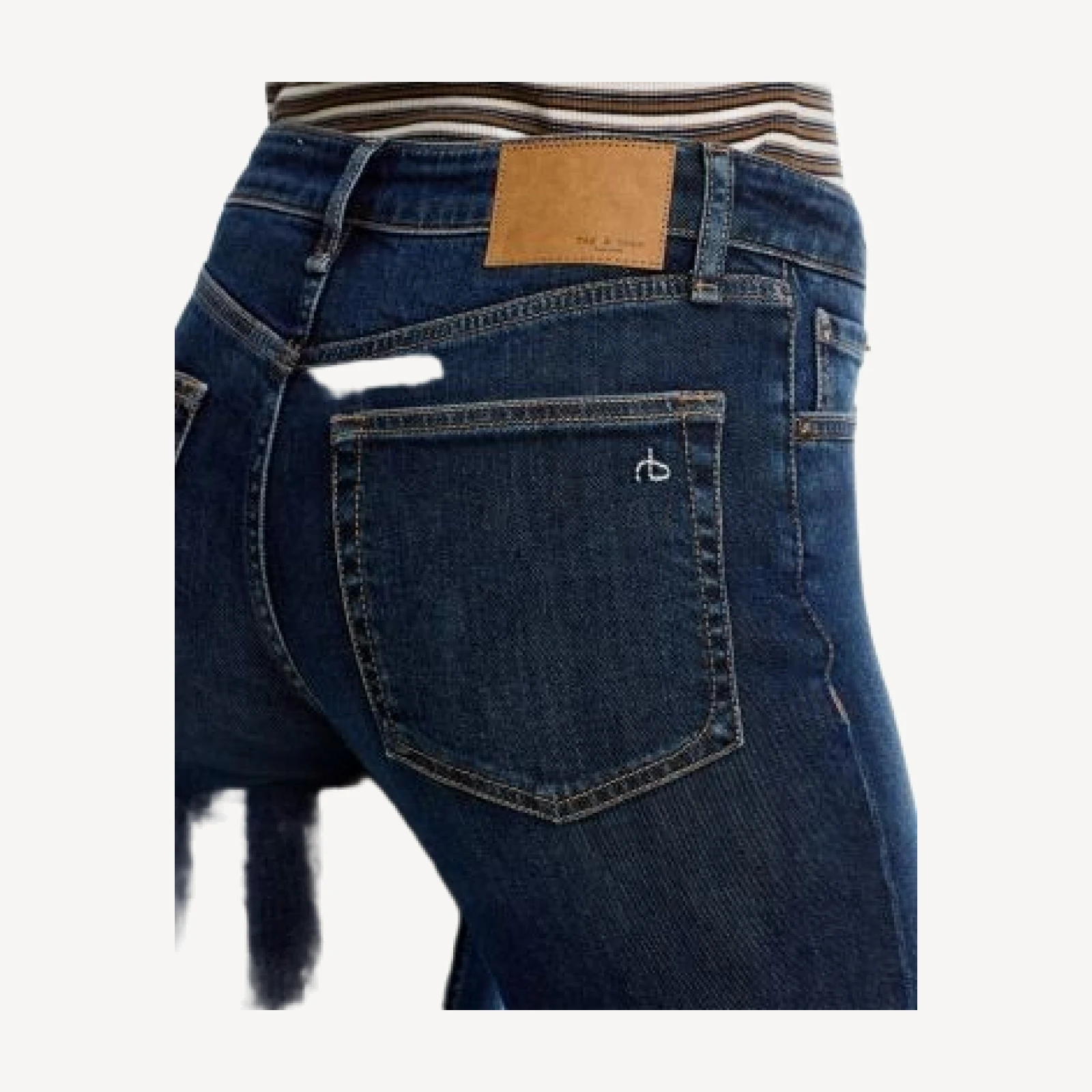 rag & bone Stftwt Wren High Rise Slim Leg Jeans in Nova