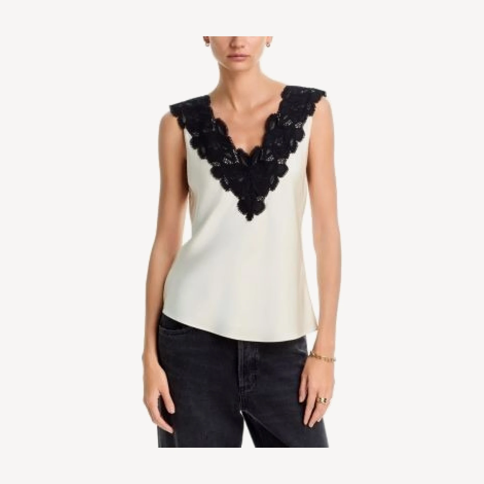 rag & bone Celeste Lace V Neck Camisole
