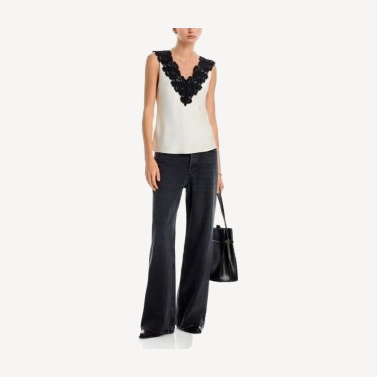 rag & bone Celeste Lace V Neck Camisole