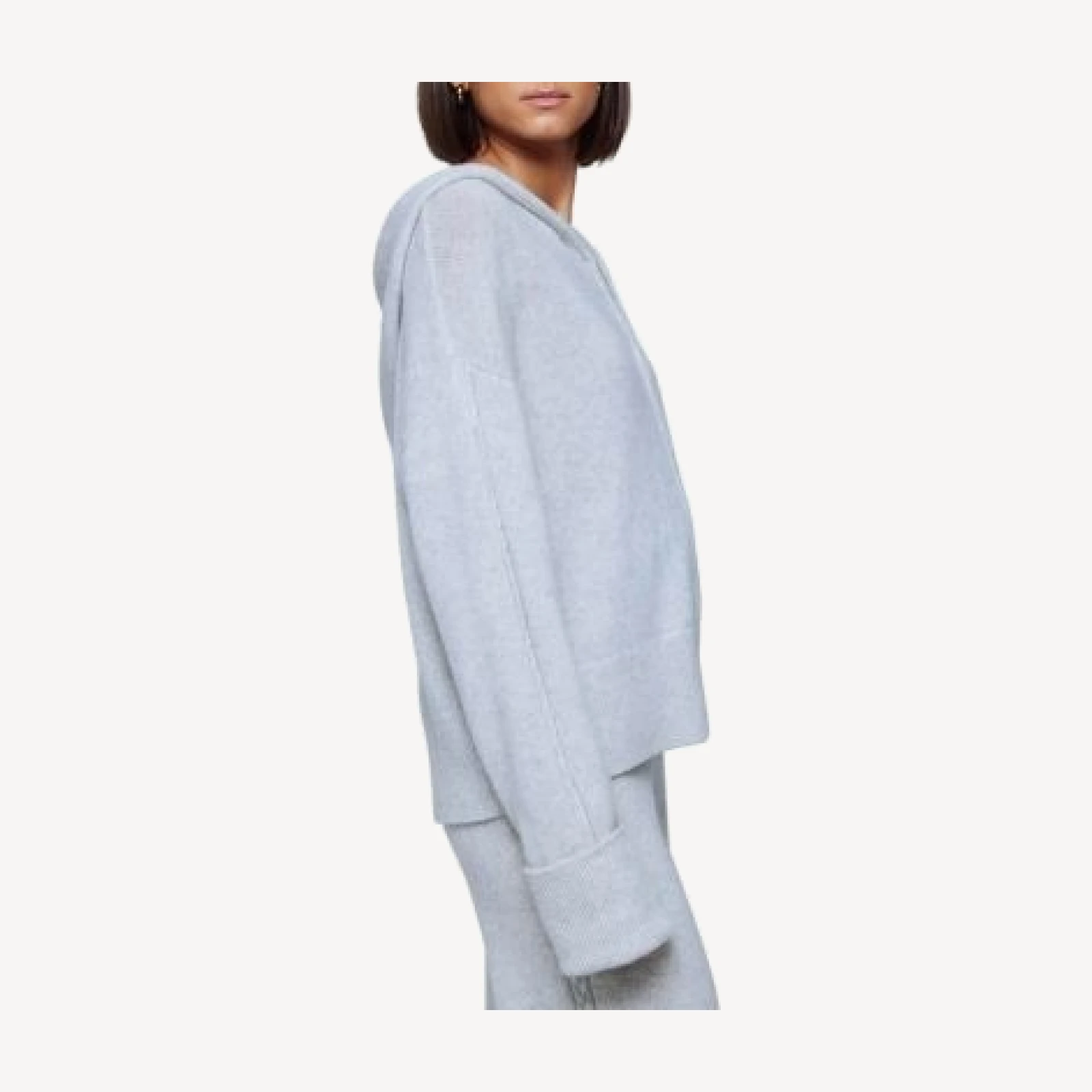 Splendid Tori Cashmere Hooded Full Zip Sweater