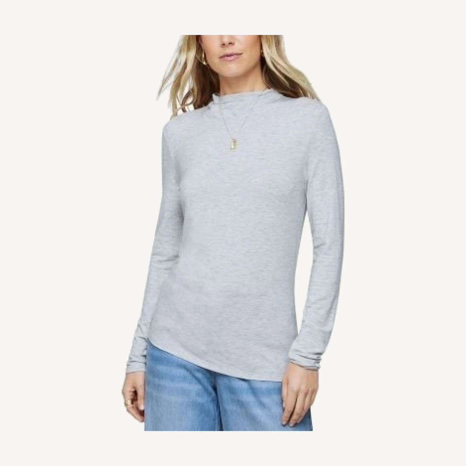 Splendid Avery Air Mock Neck Tee