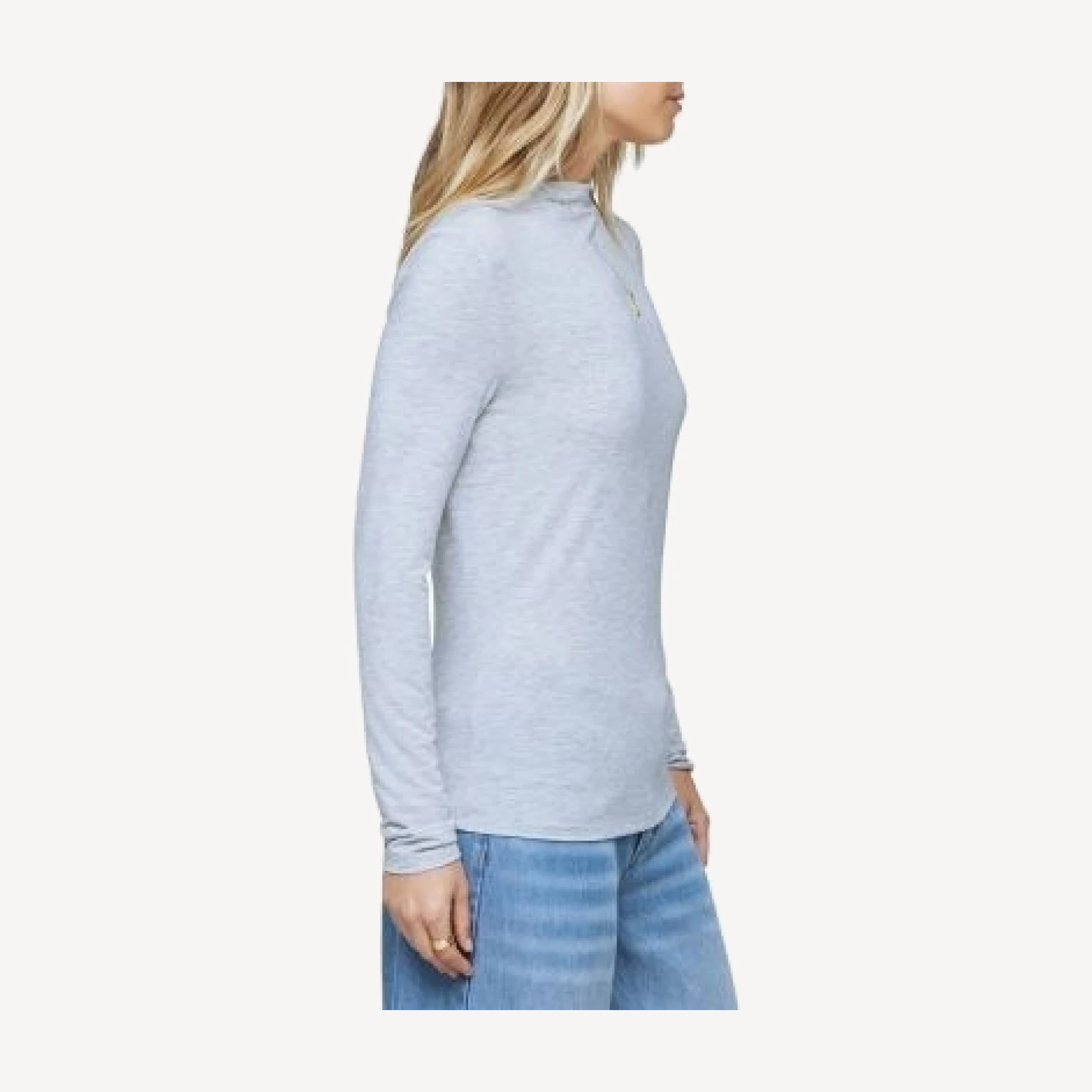 Splendid Avery Air Mock Neck Tee