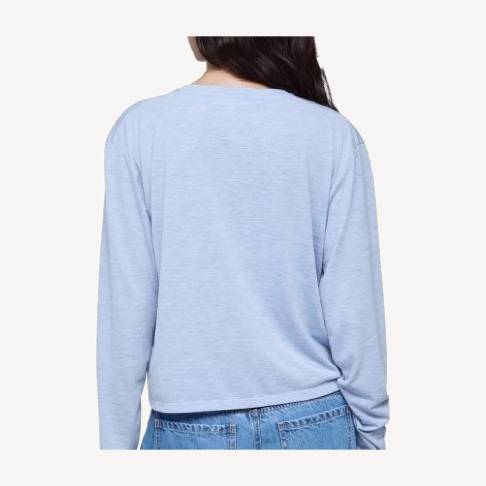 Splendid Louisa Metallic Long Sleeve Tee