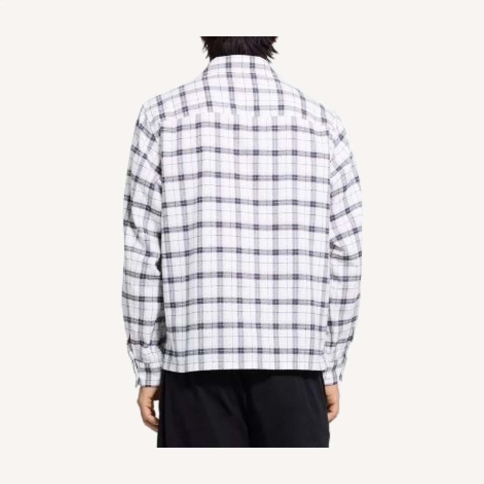 Theory Plaid Button Down Overshirt