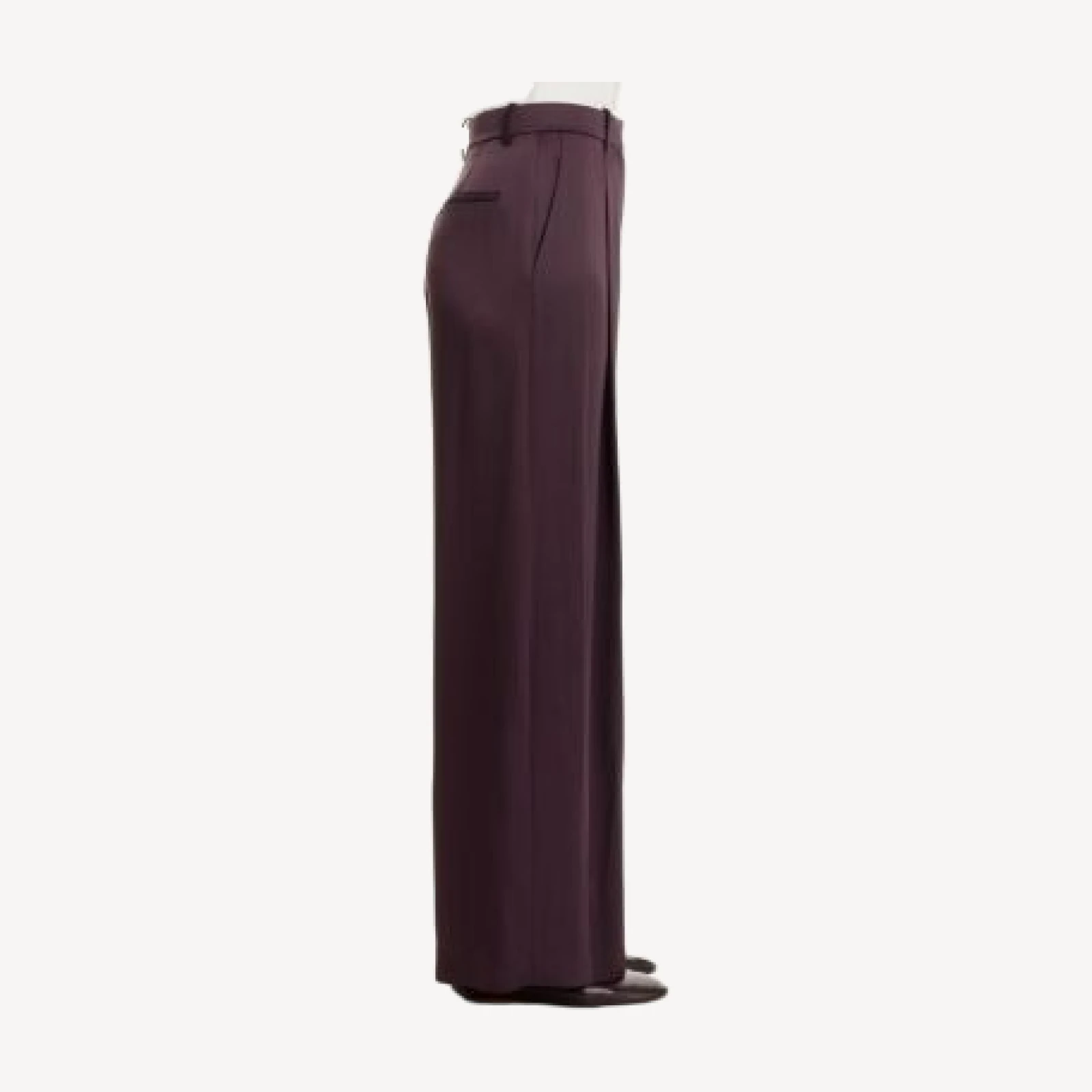 Theory Wide Leg Pleated Satin Trousers
