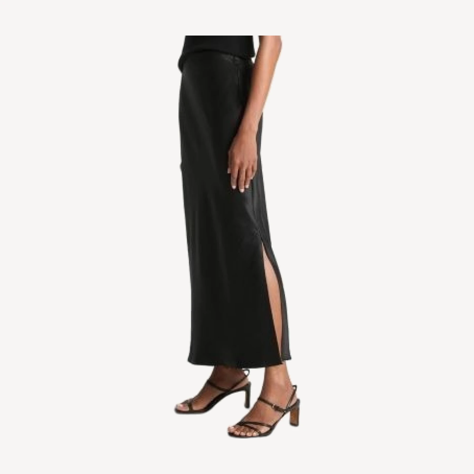 Vince Side Slit Slip Skirt