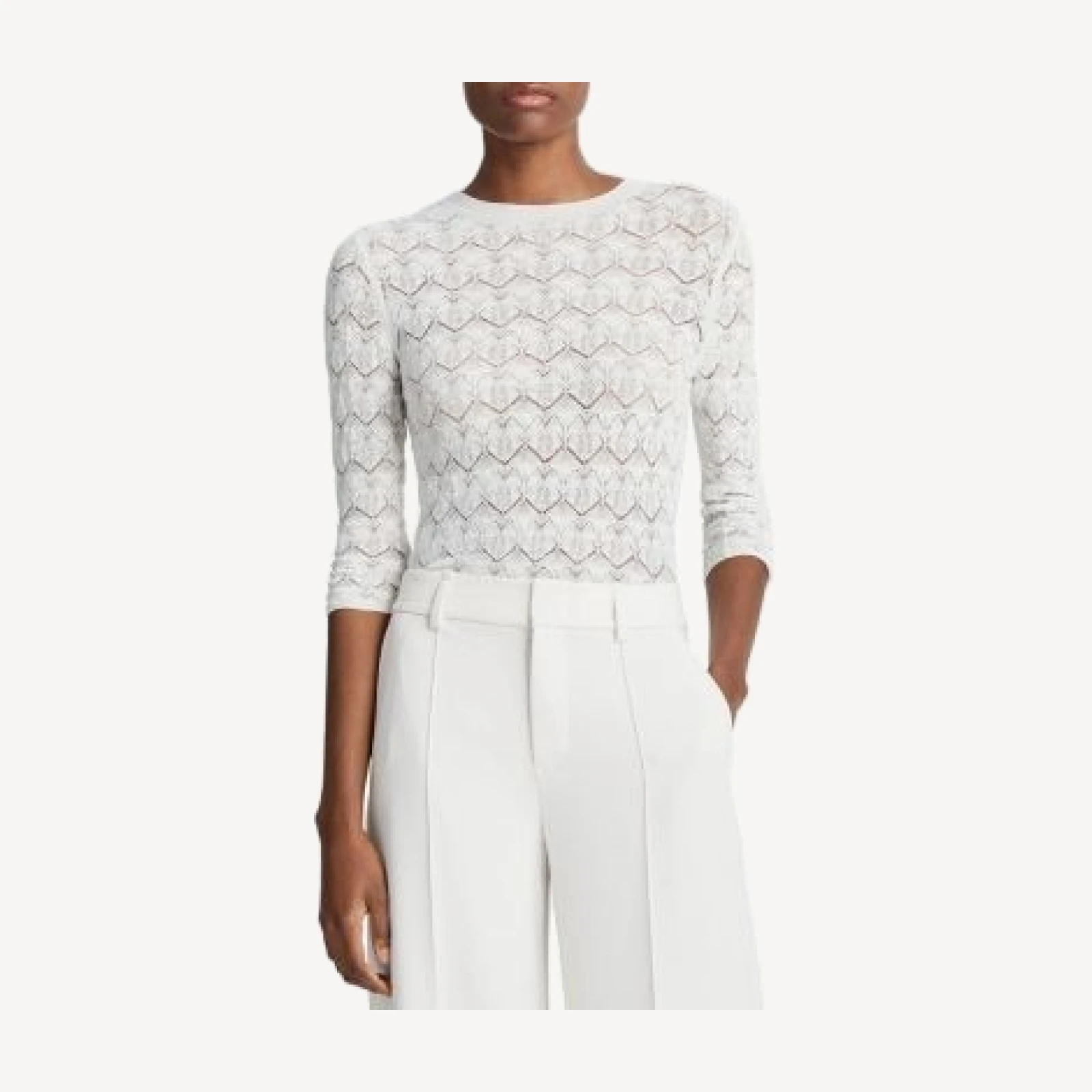 Vince Fine Lace Top