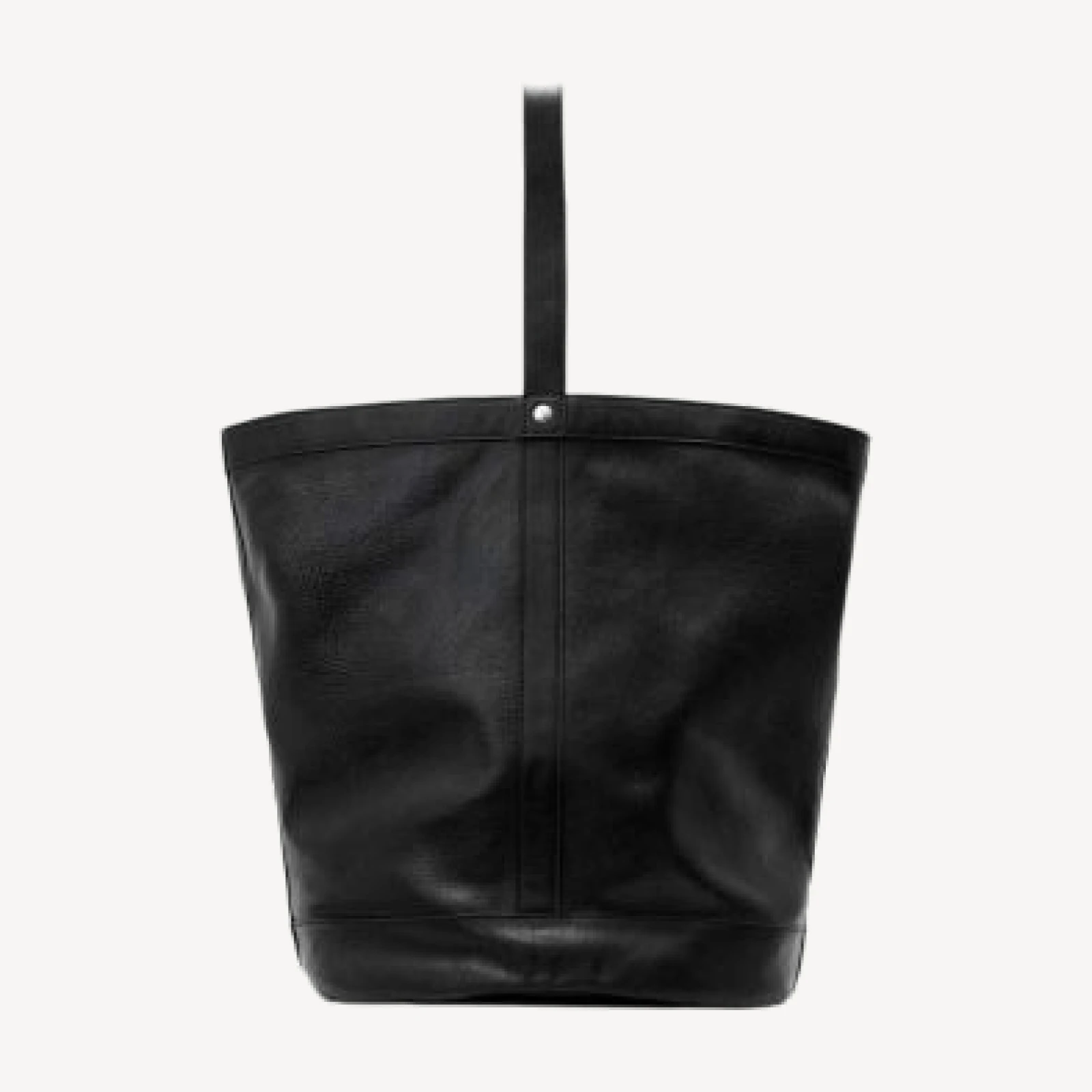 Allsaints Grained Leather Bucket Sling Bag