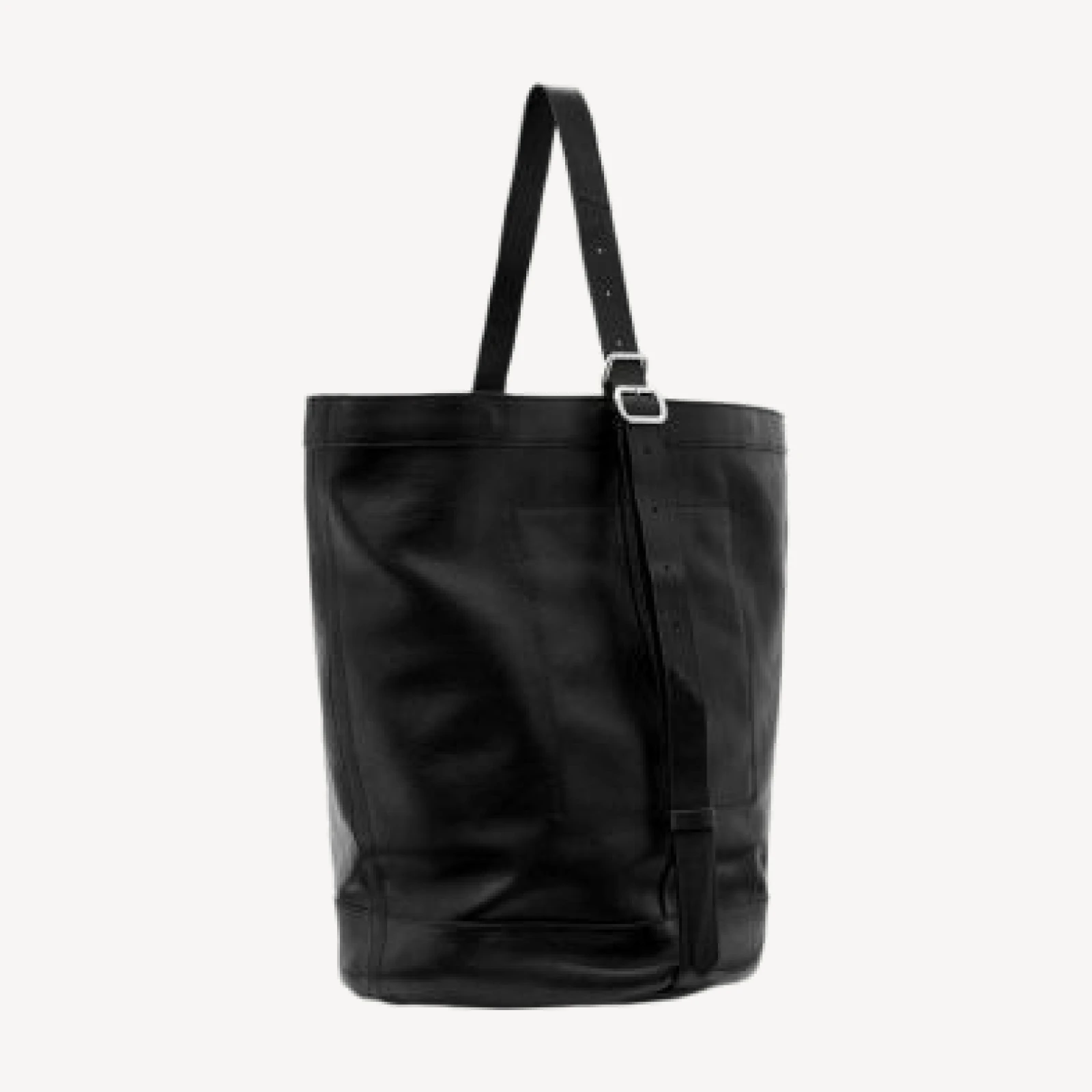 Allsaints Grained Leather Bucket Sling Bag