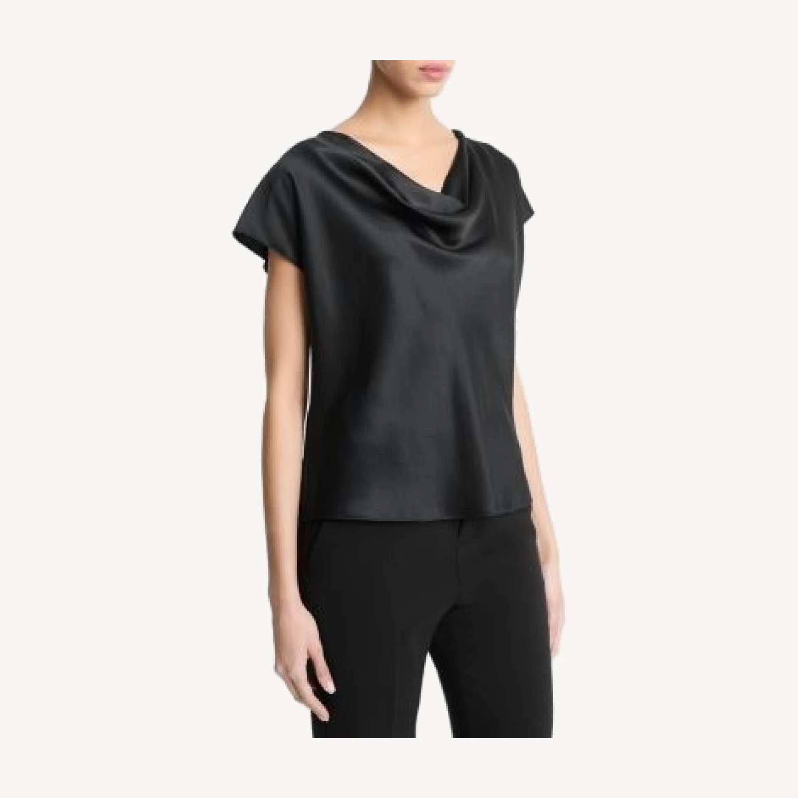 Vince Cowl Neck Silk Blouse