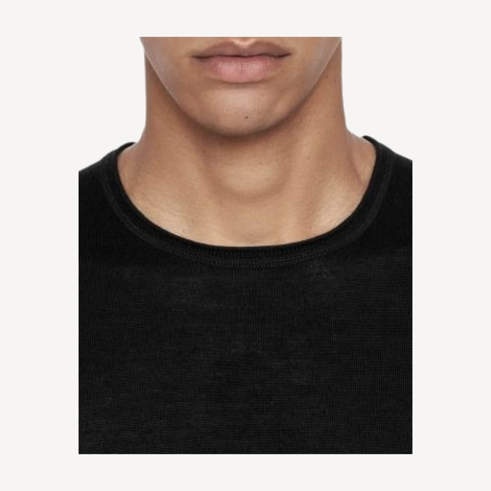 Allsaints Nate Fine Gauge Merino Wool Crewneck Sweater