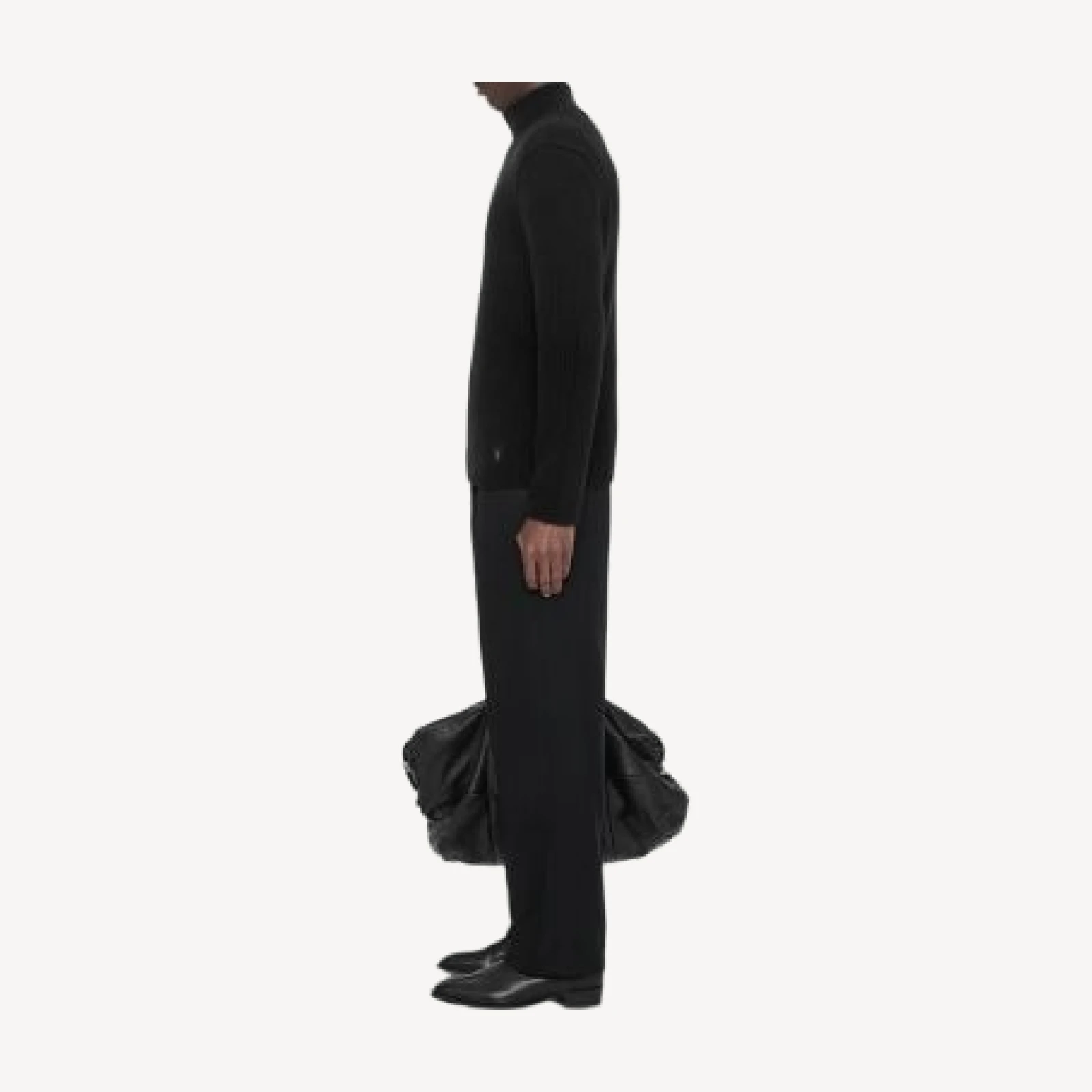 Allsaints Enzo Cashmere Ribbed Funnel Neck Sweater