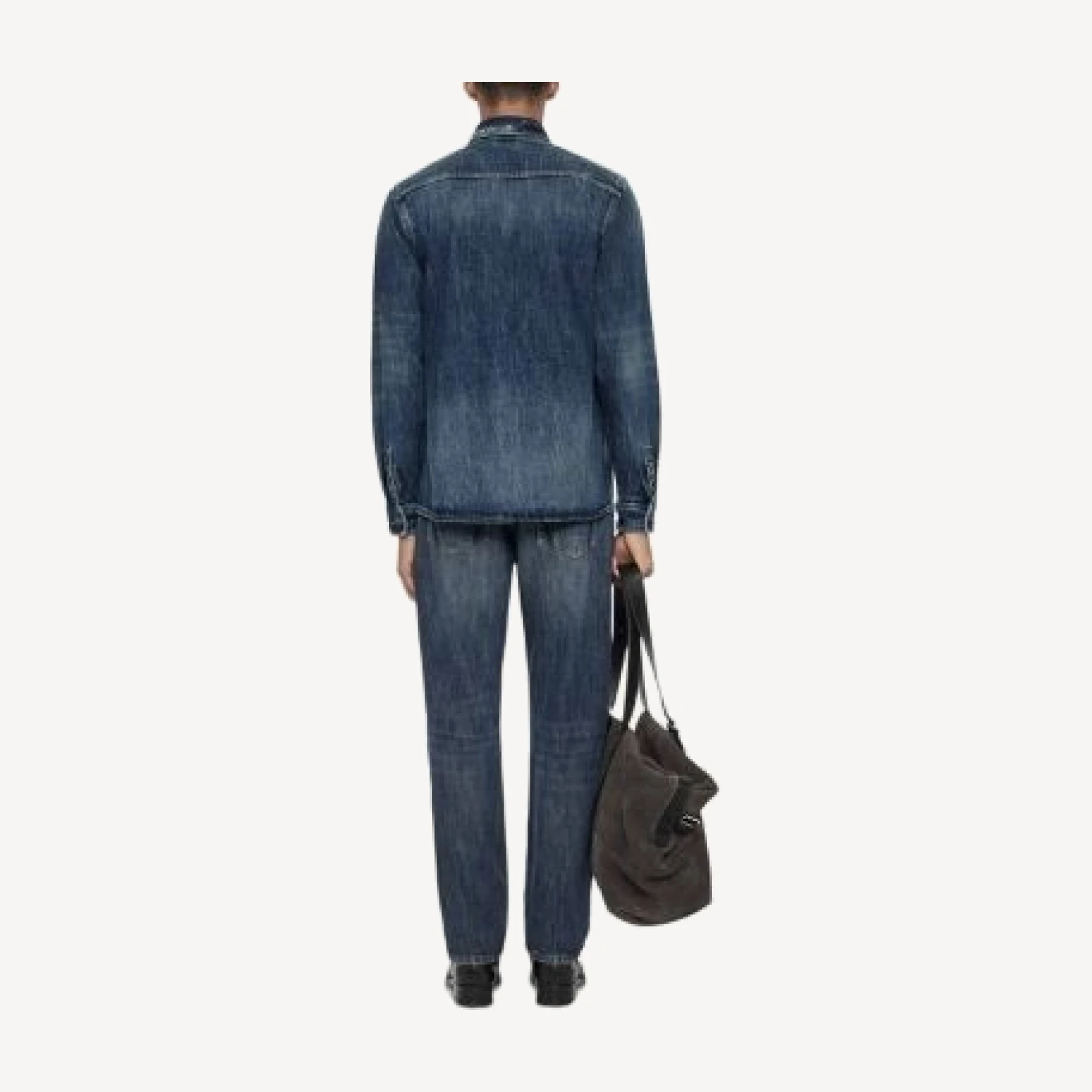 Allsaints Alton Regular Fit Denim Overshirt