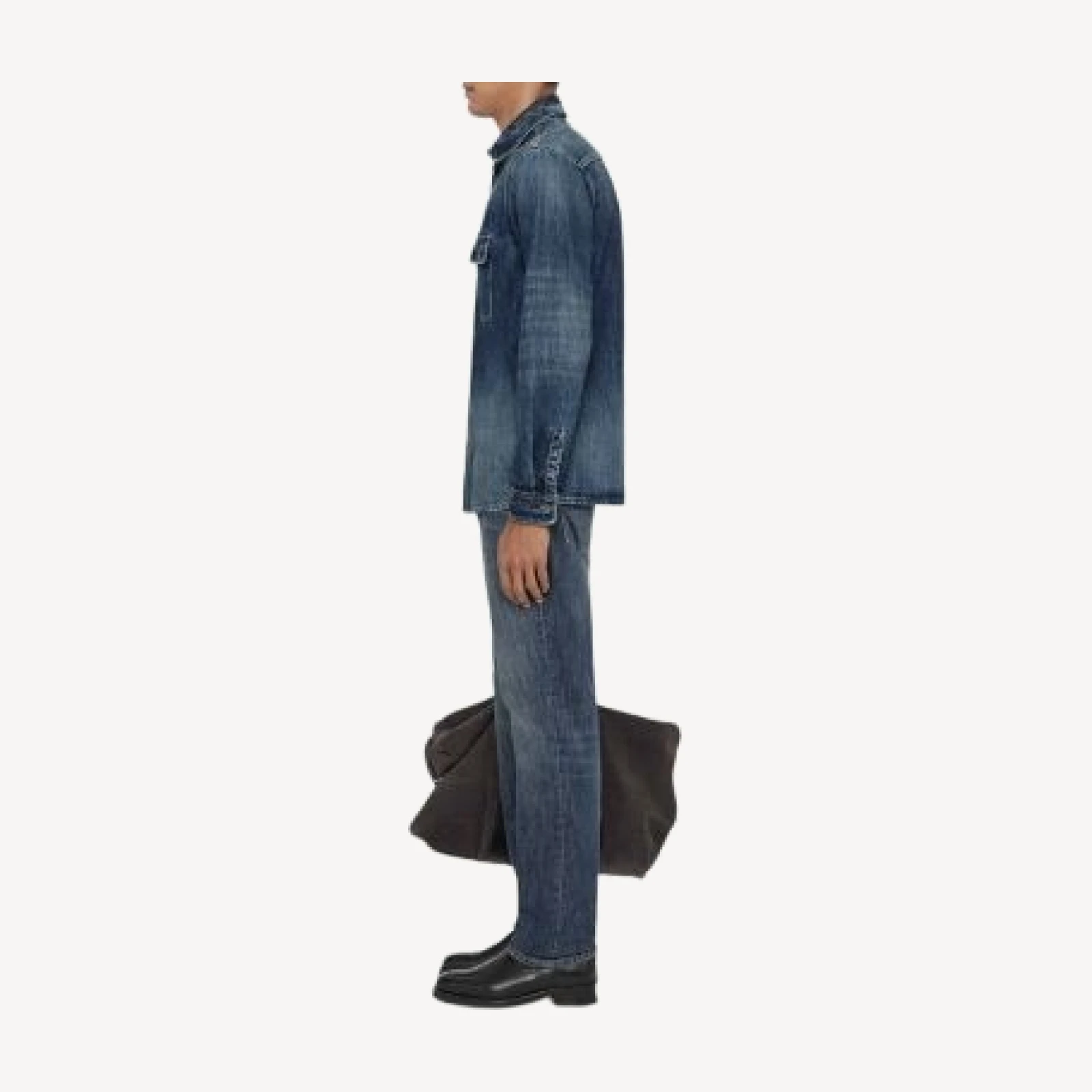 Allsaints Alton Regular Fit Denim Overshirt
