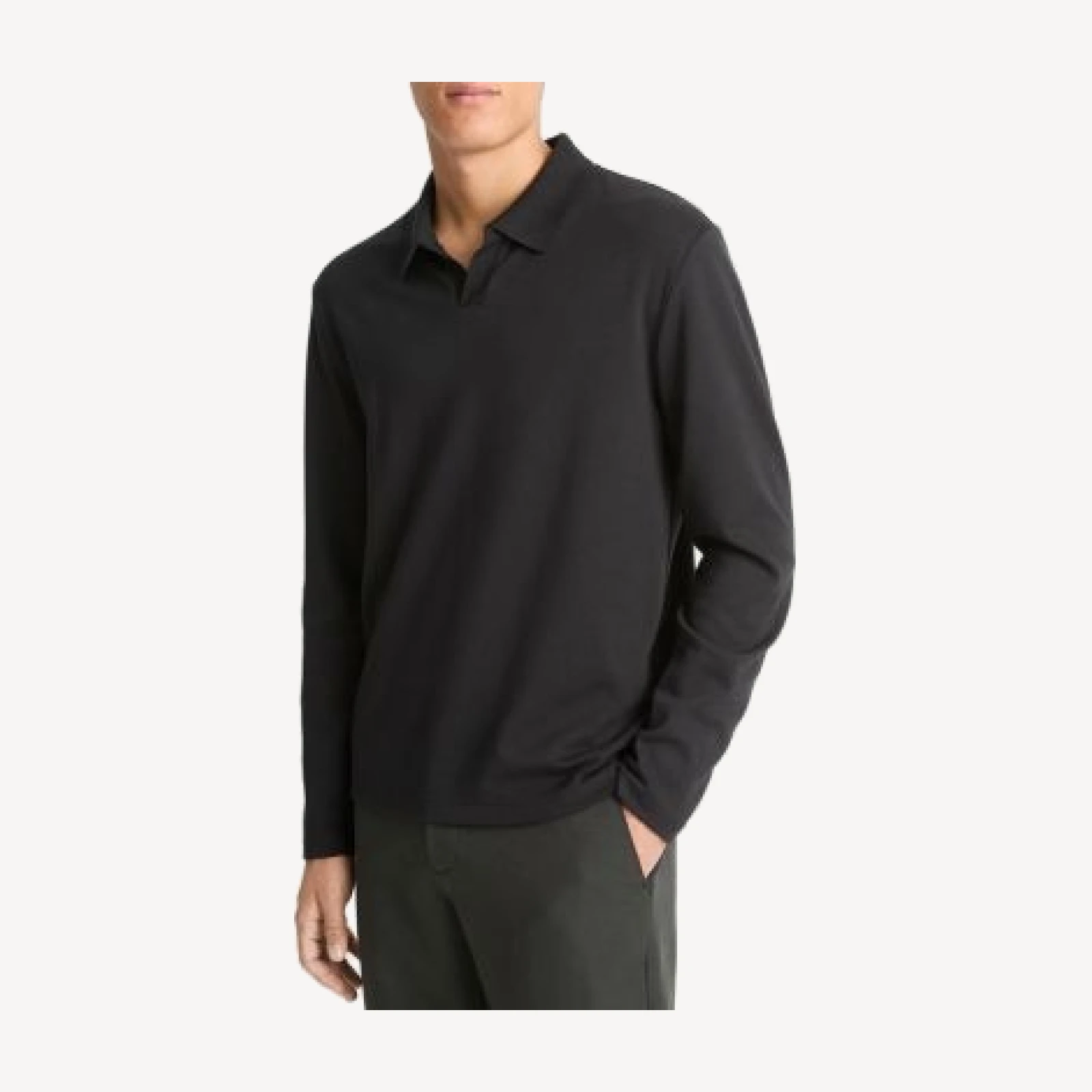 Vince Milano Open Collar Polo