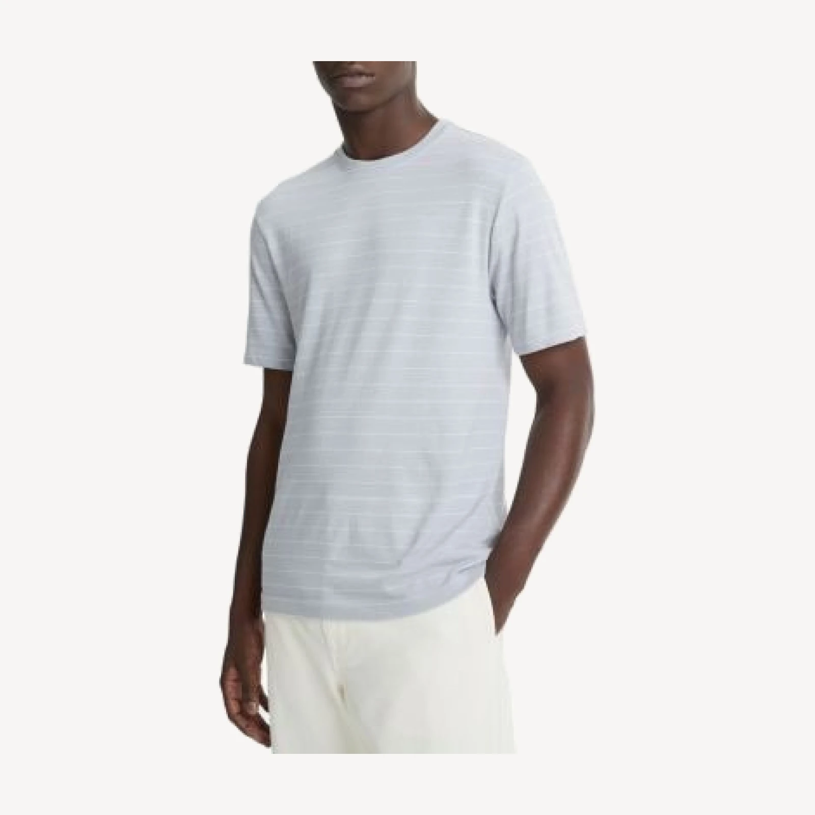 Vince Striped Crewneck Tee