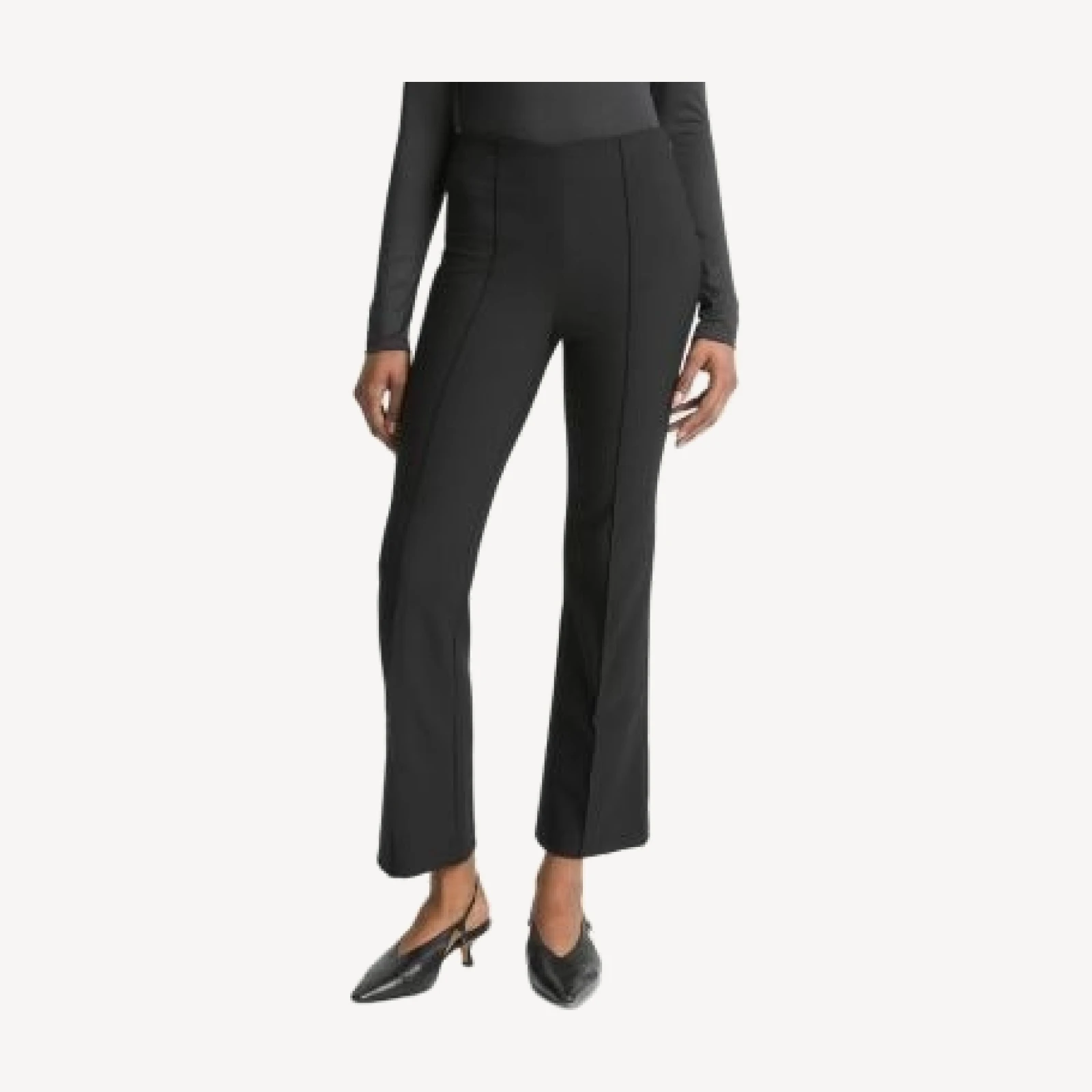 Vince Mid Rise Pintucked Cropped Pants
