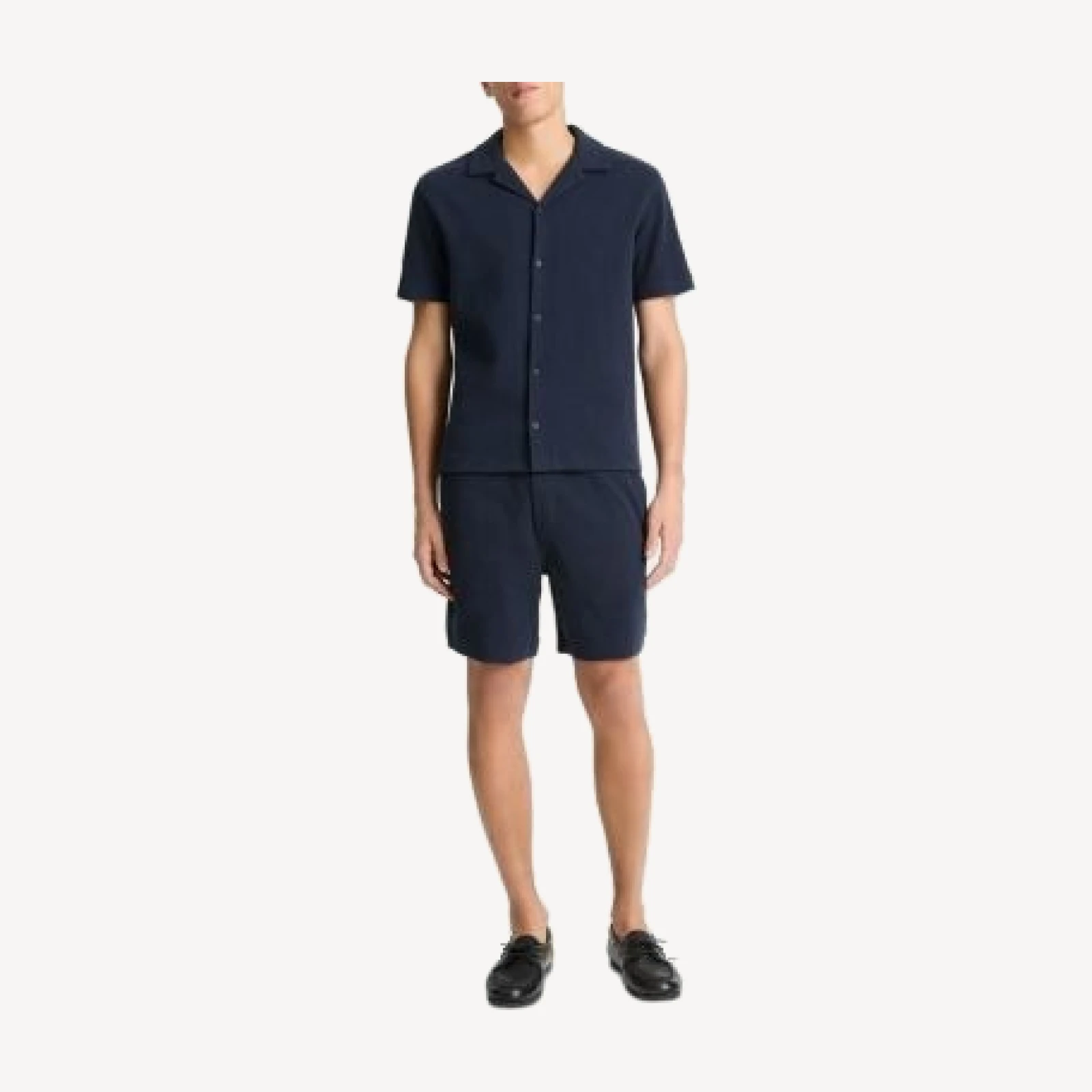 Vince Boucle Button Down Camp Shirt