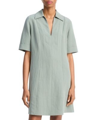Vince Short Sleeve A Line Short Dress