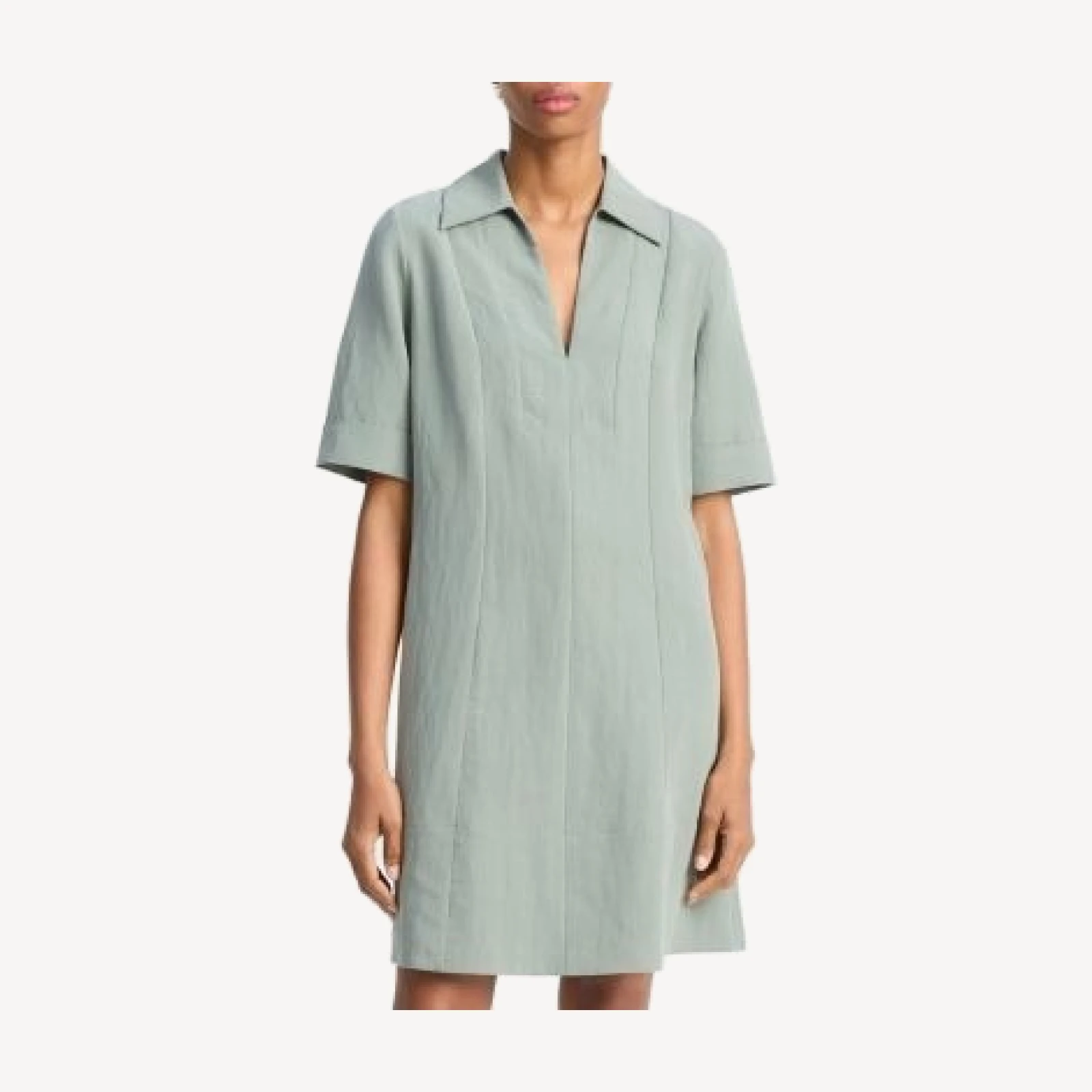 Vince Short Sleeve A Line Short Dress