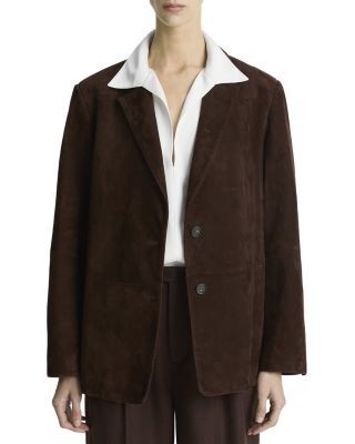 Vince Suede Two Button Blazer