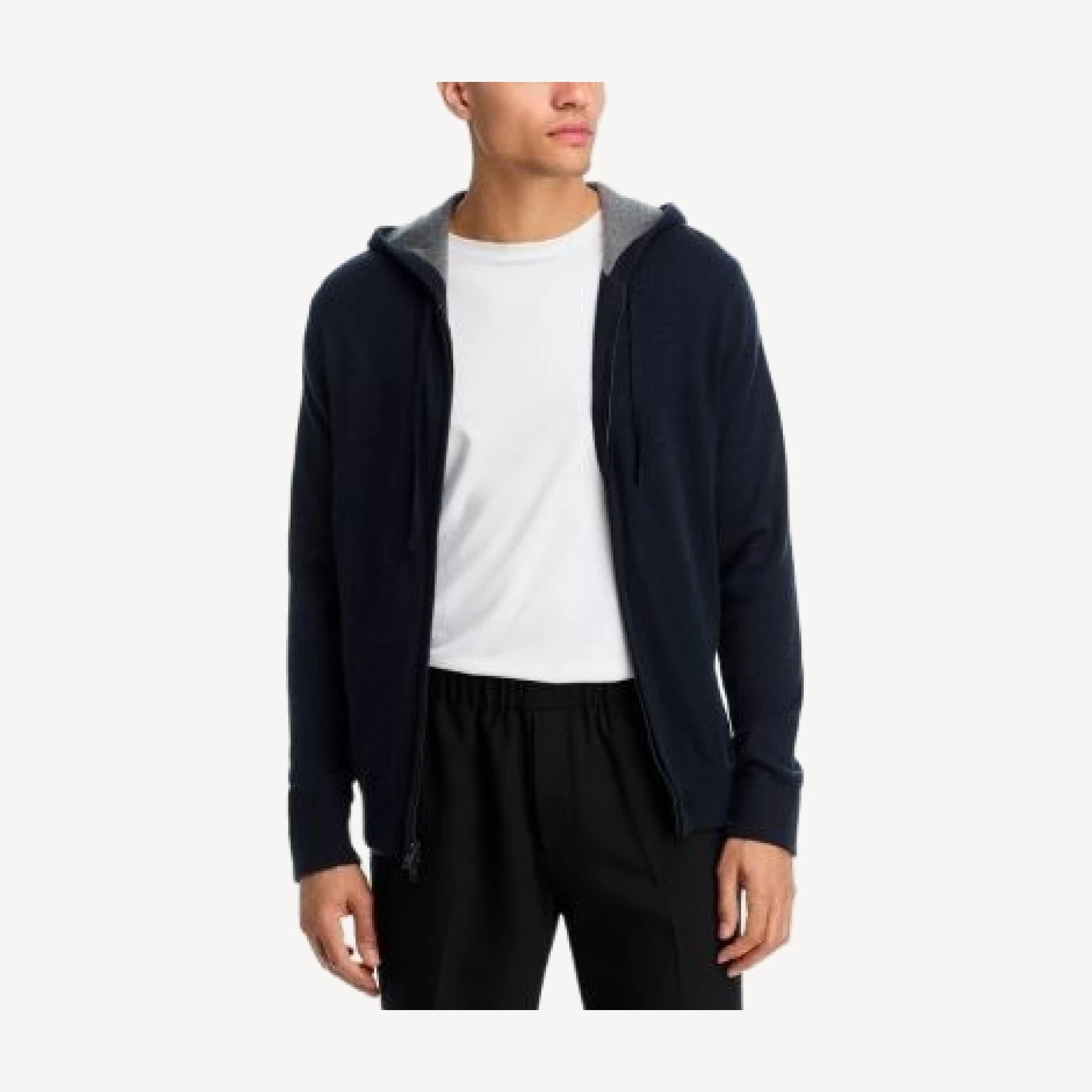 Vince Cashmere Zipper Hoodie