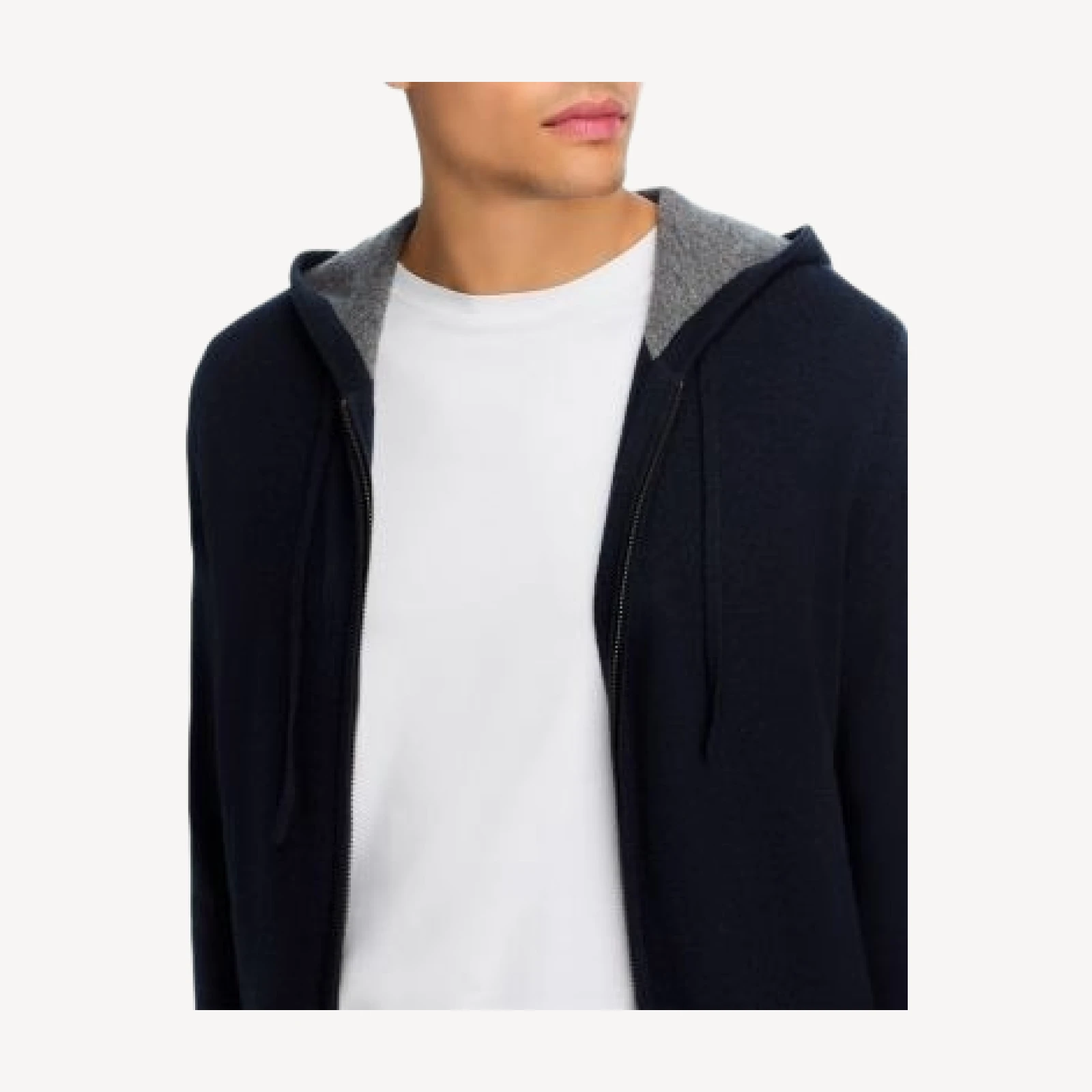 Vince Cashmere Zipper Hoodie