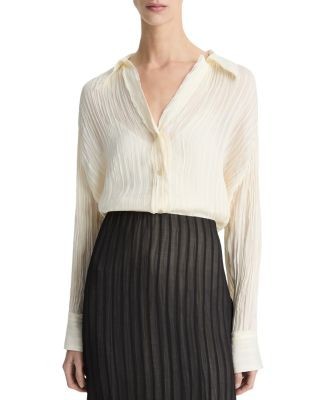 Vince Textured Stripe Top