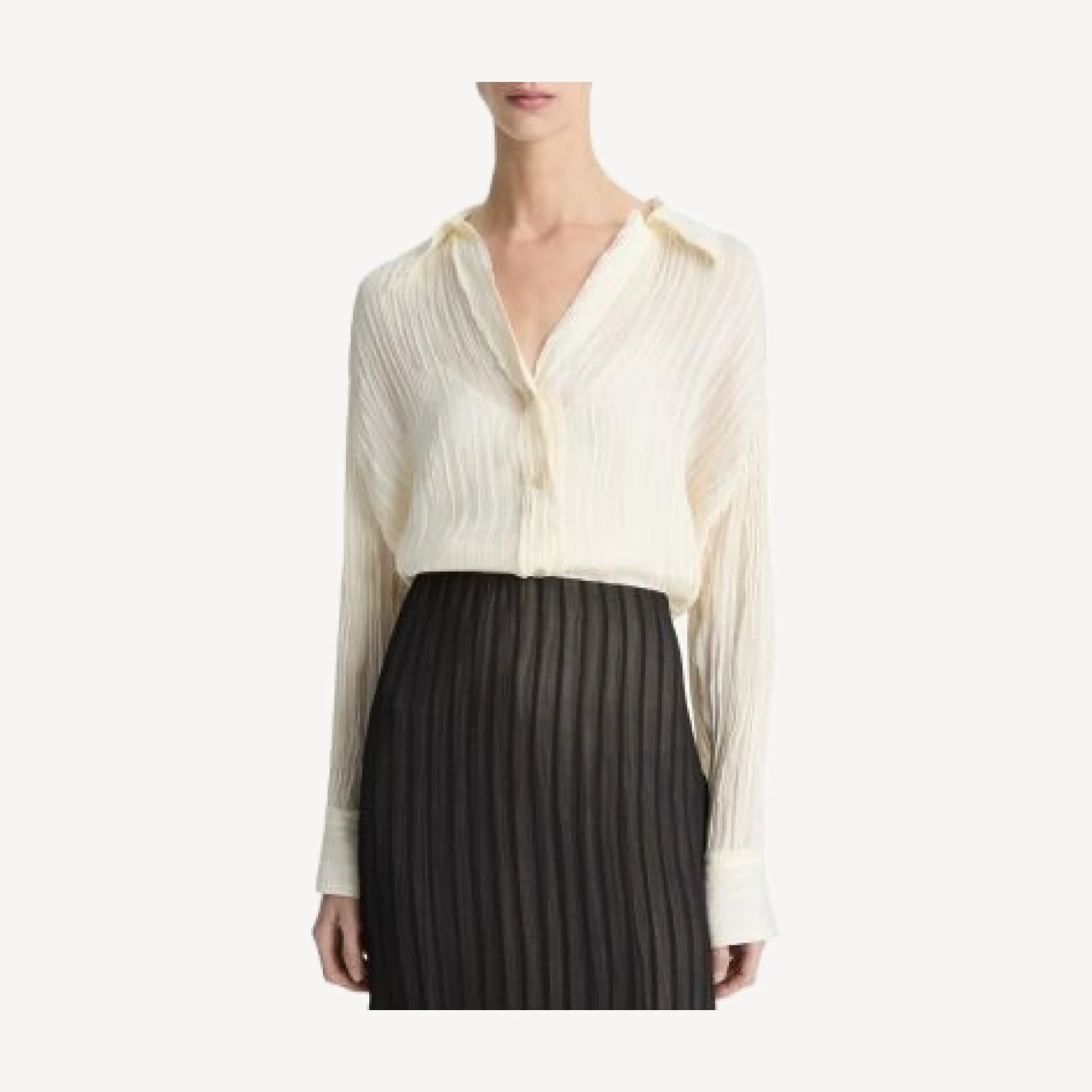 Vince Textured Stripe Top