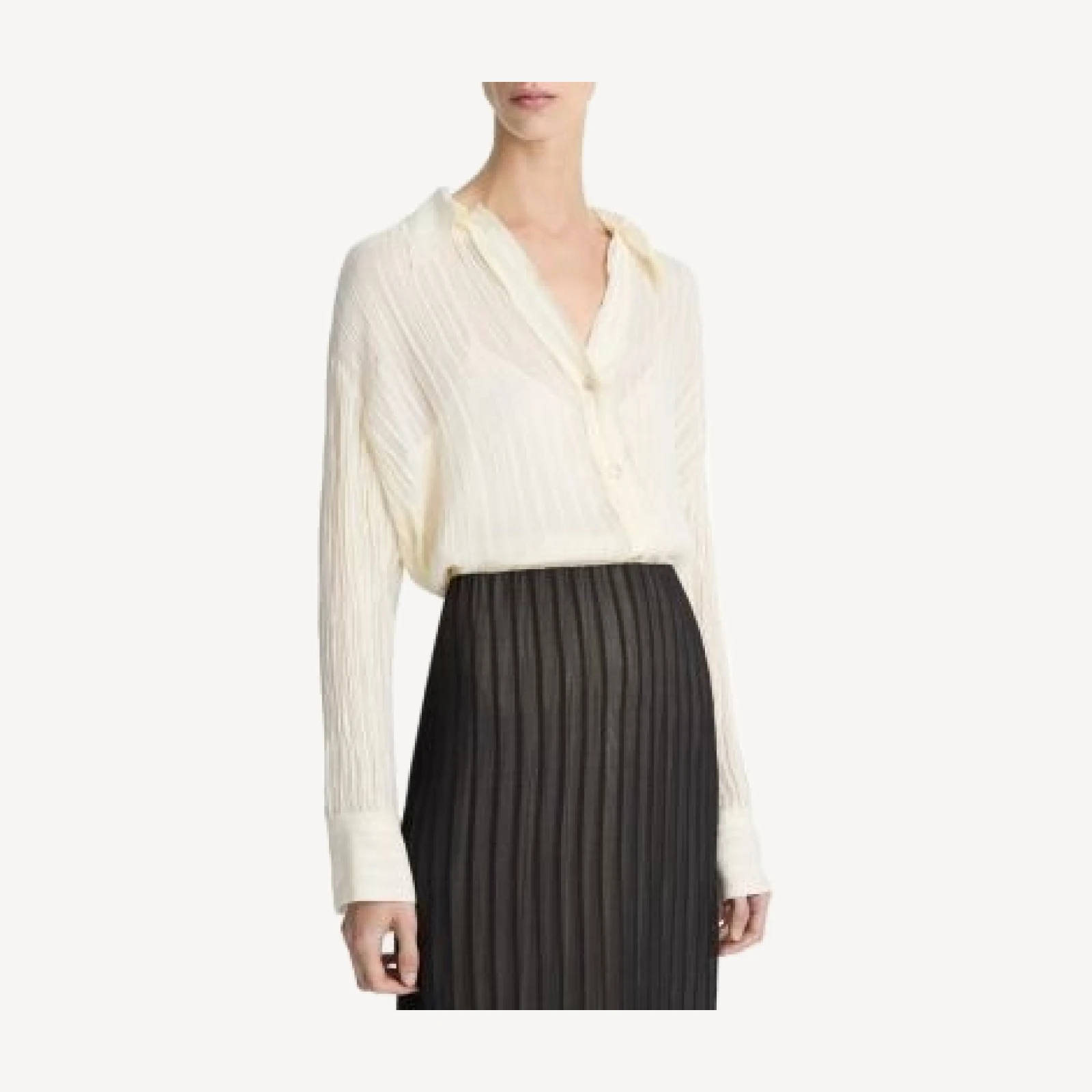 Vince Textured Stripe Top