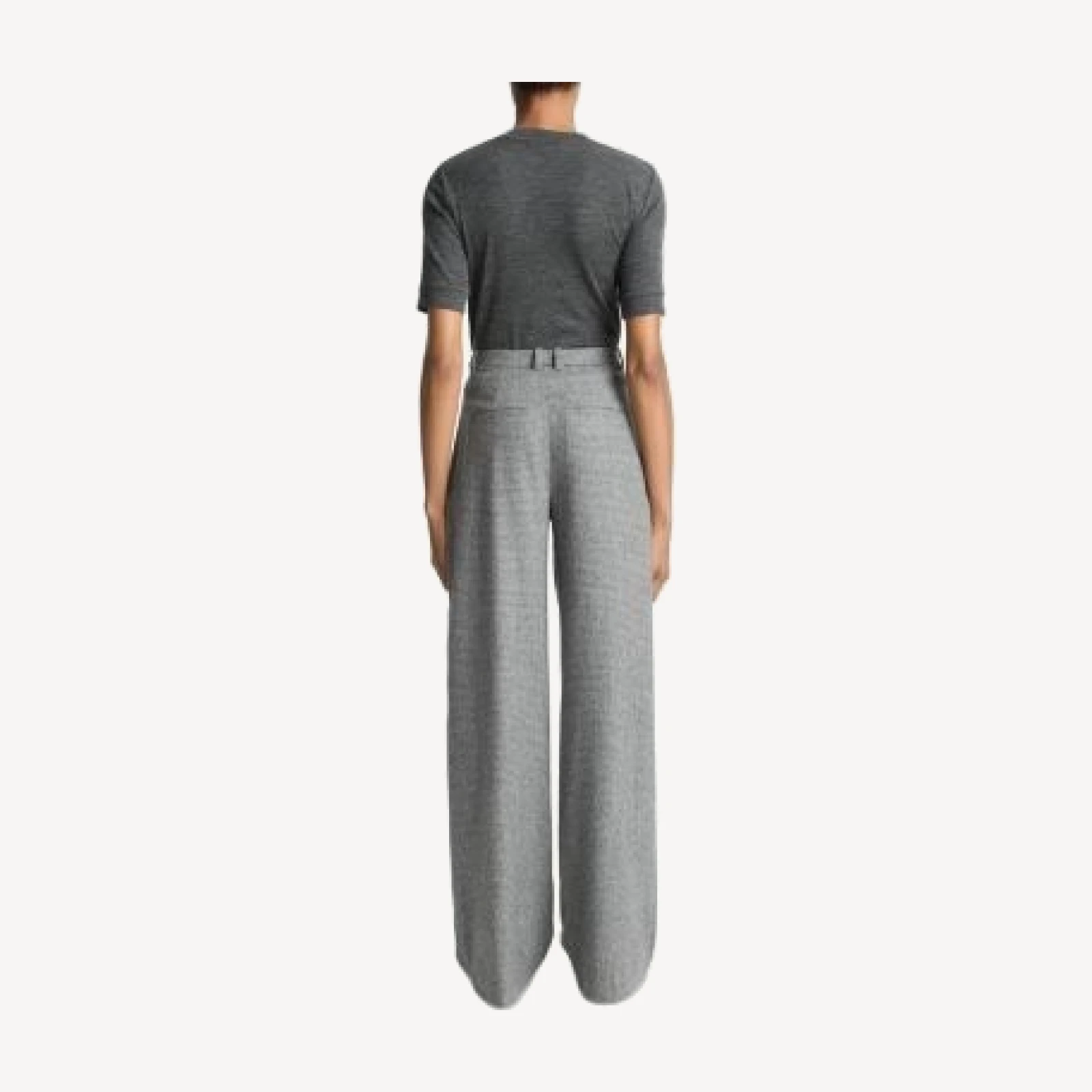 Vince High Waist Checkered Pants