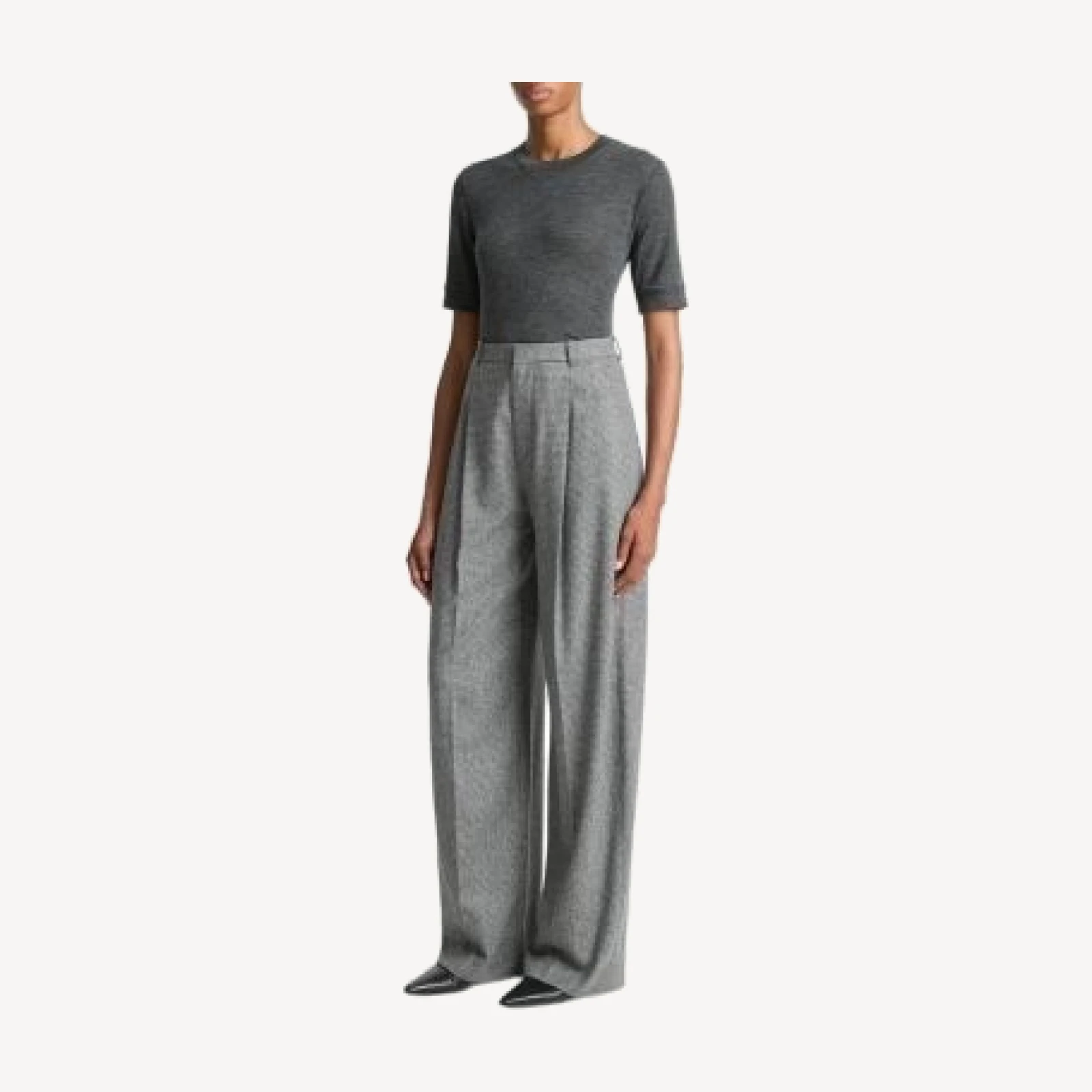 Vince High Waist Checkered Pants