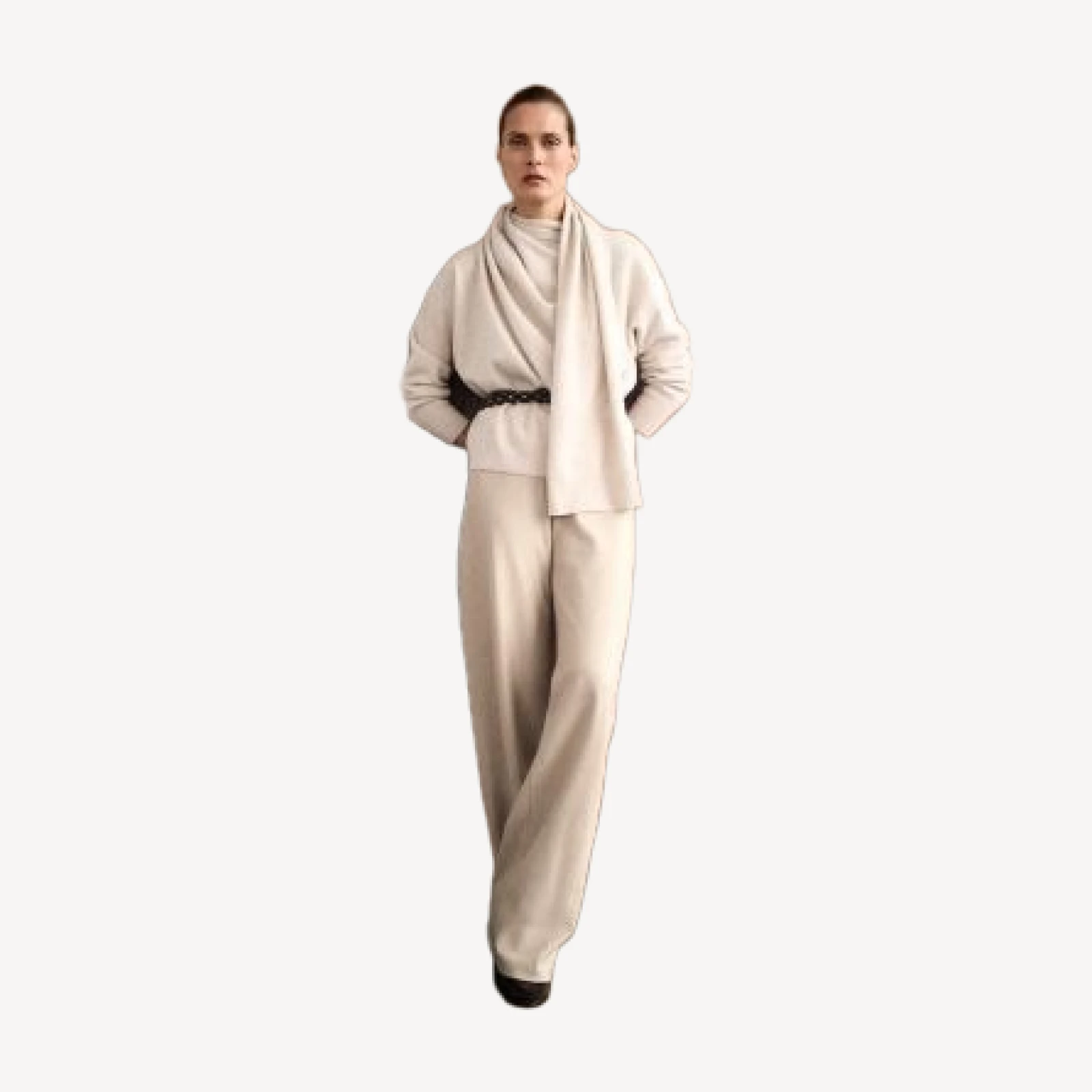 Vince High Rise Wool Blend Pants