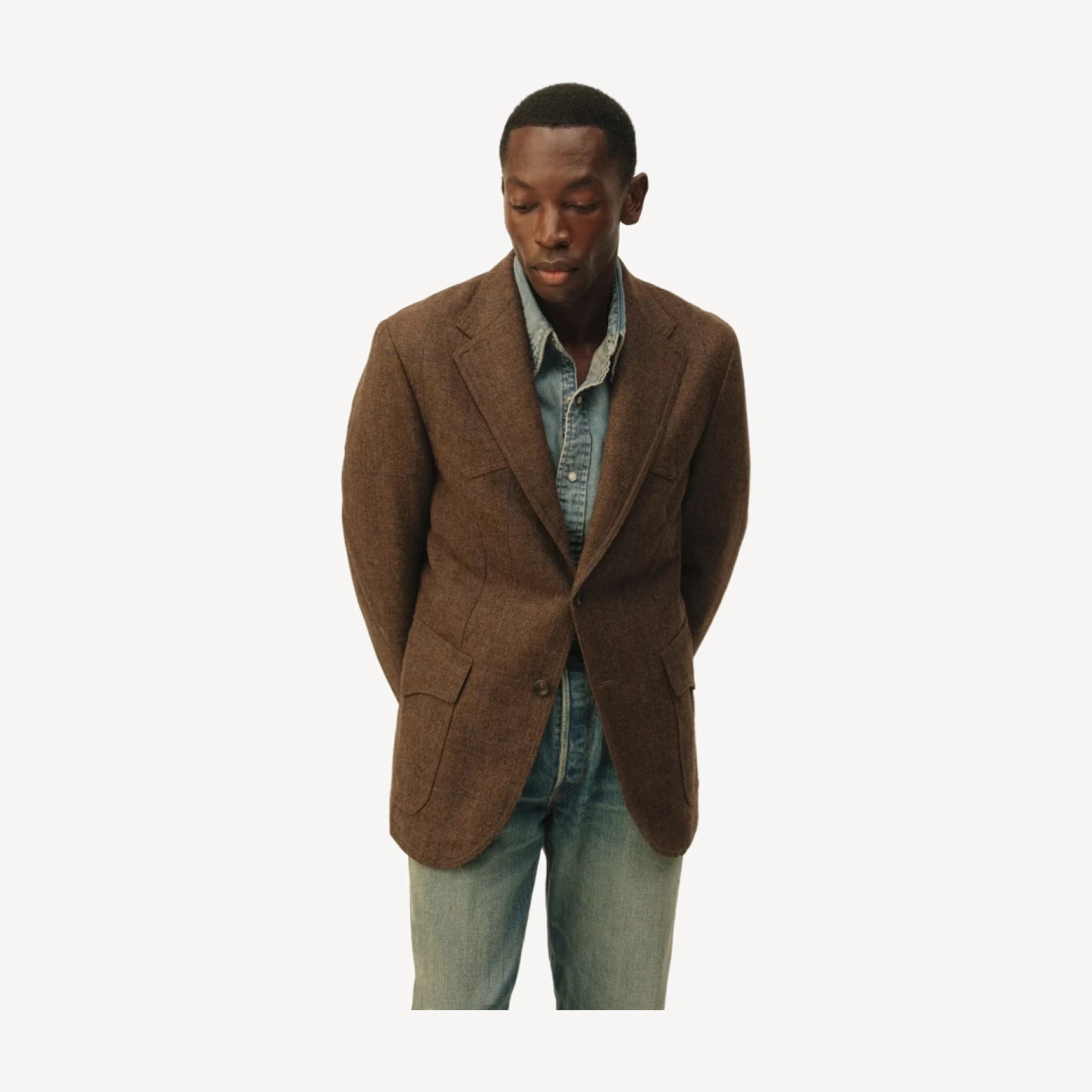 Badlands Windowpane Playboy Western Jacket