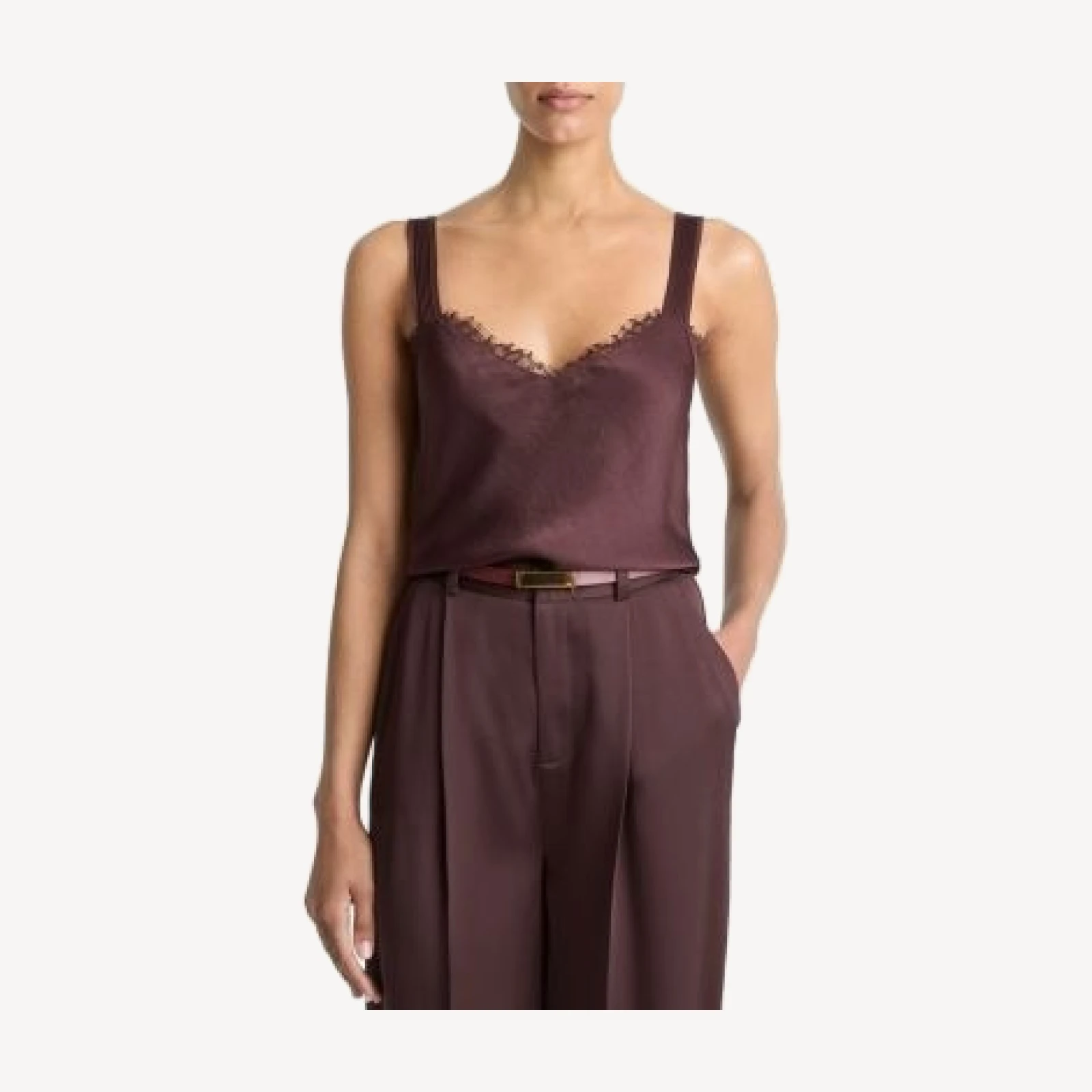 Vince Placed Lace Cami Top
