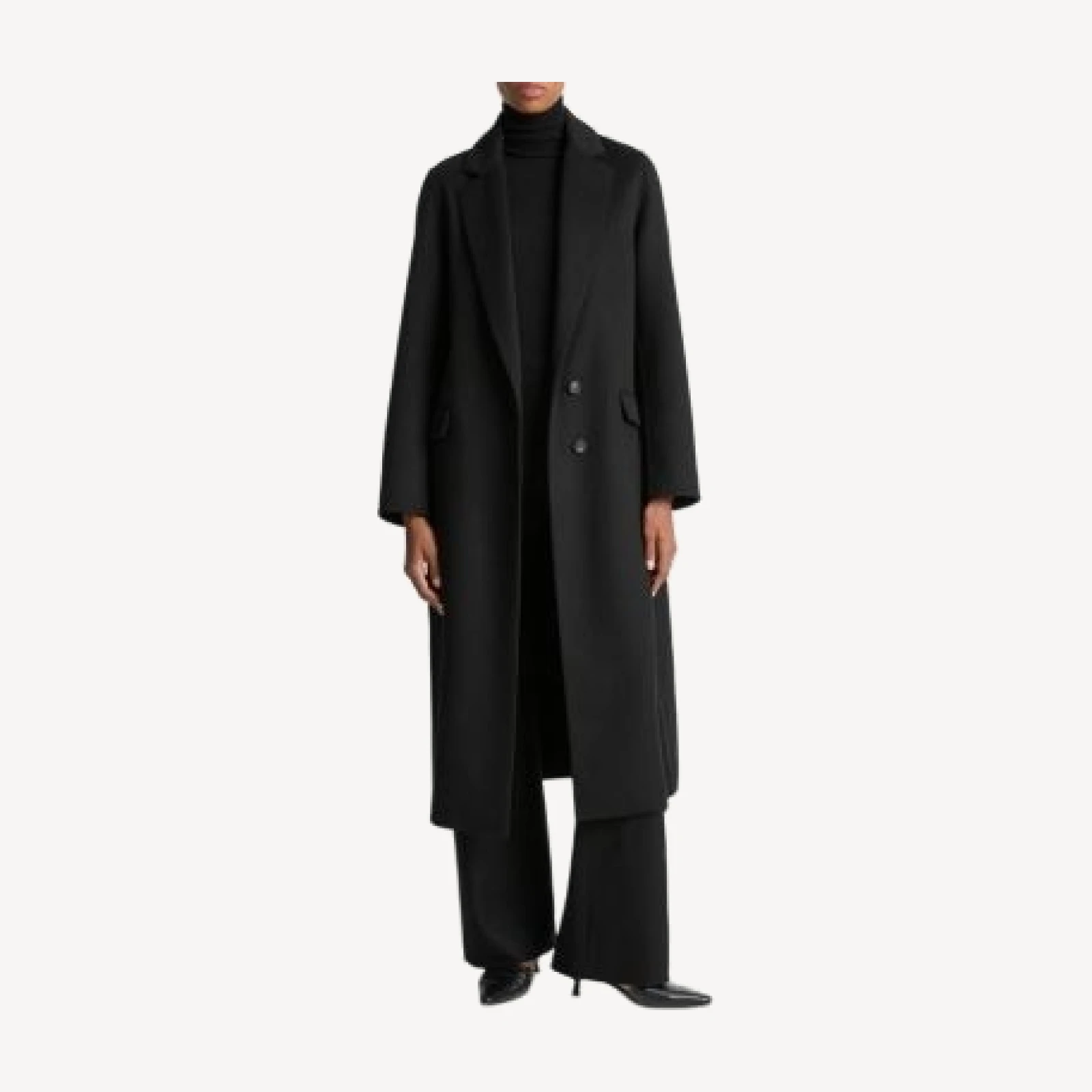 Vince Single Breasted Classic Coat