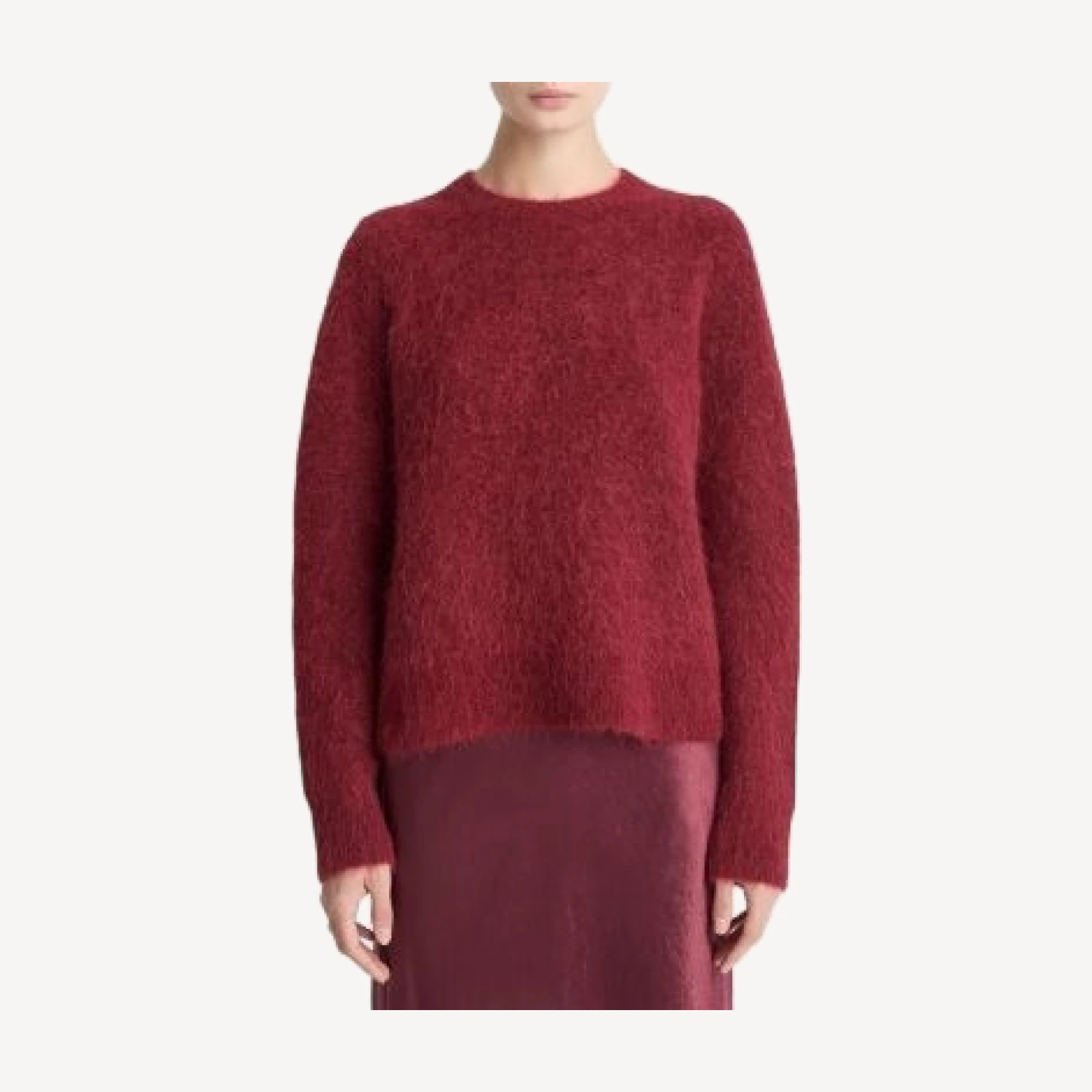 Vince Crewneck Brushed Sweater