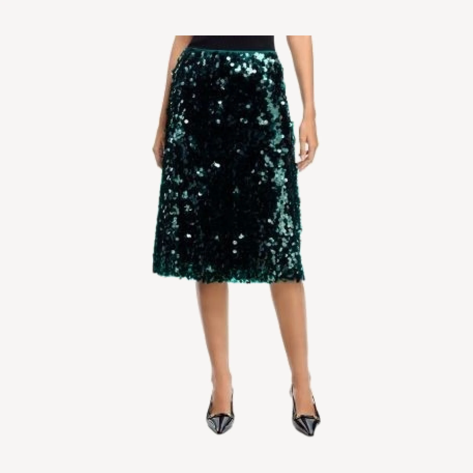 Vince Sequined Midi Skirt