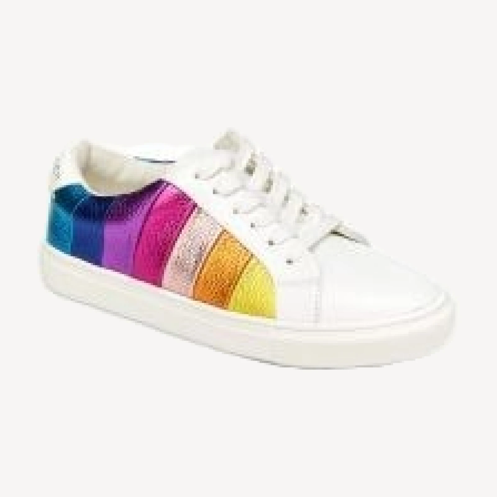 Kurt Geiger London Girls' Mini Lane Stripe Low Top Sneakers - Toddler, Big Kid